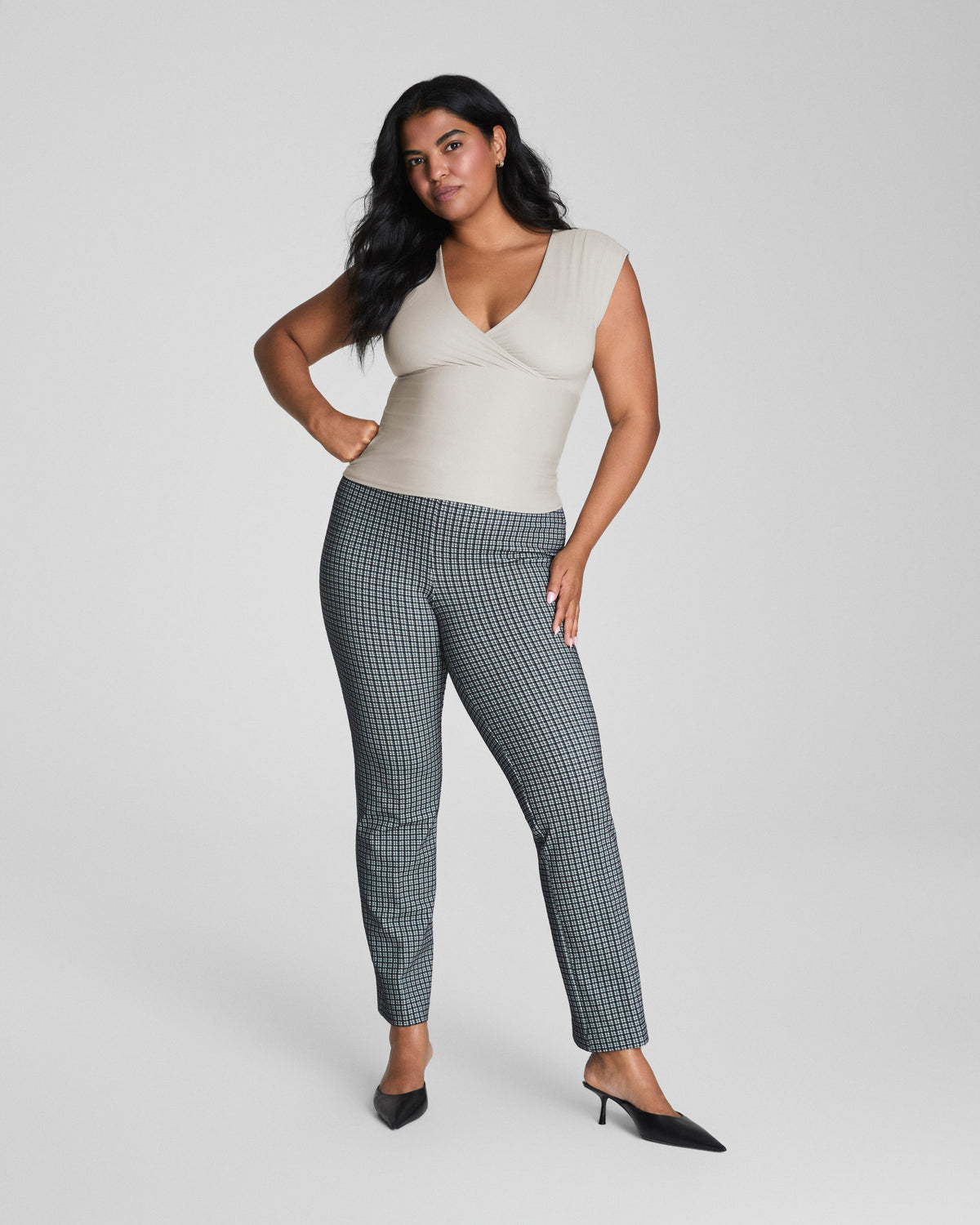 SPANXsupersmooth™ PerfectFit Ponte Slim Straight Pant  Mini Collier