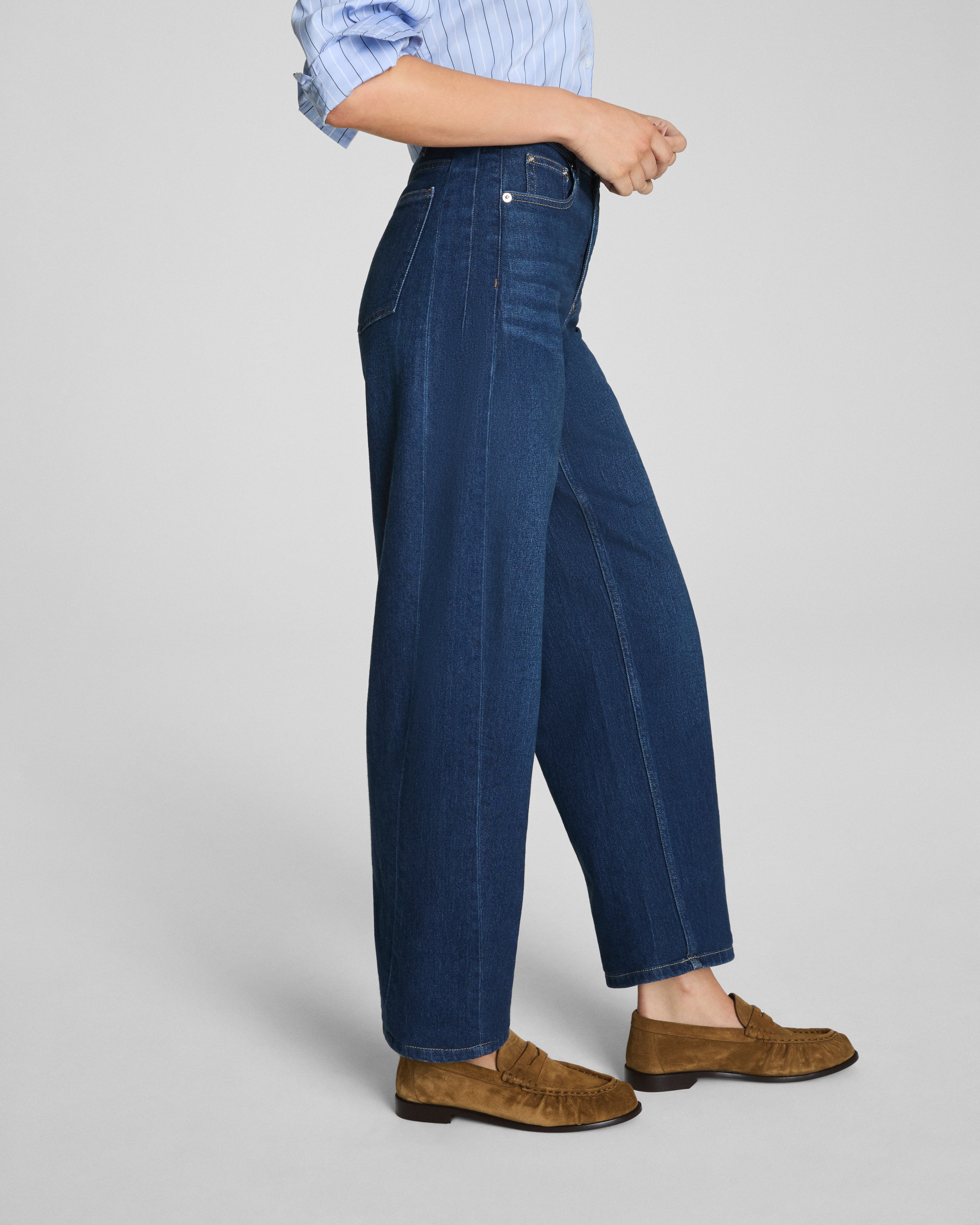 SPANXshape™ Authentic 360 Barrel Leg Jeans  Adriatic Blue