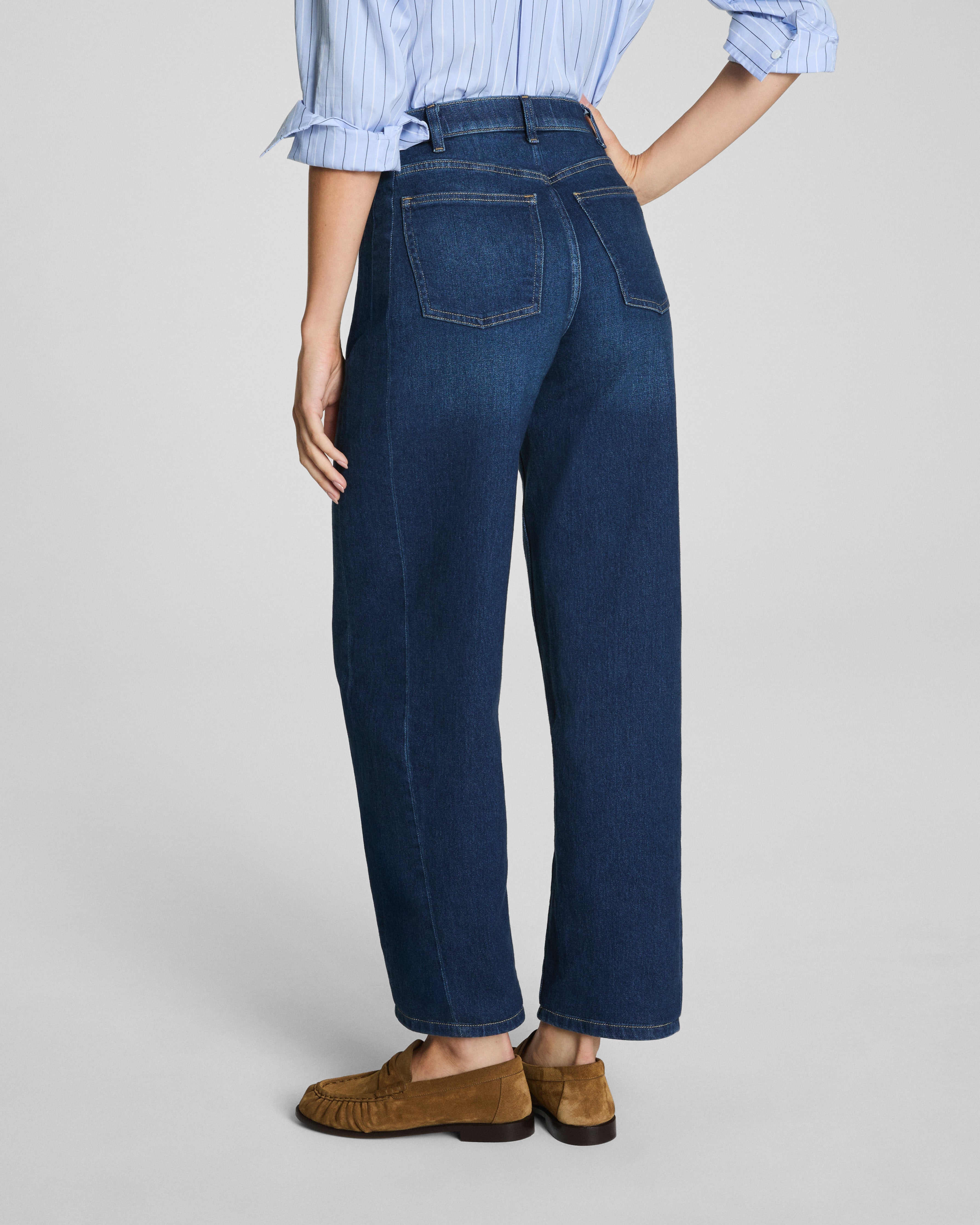 SPANXshape™ Authentic 360 Barrel Leg Jeans  Adriatic Blue