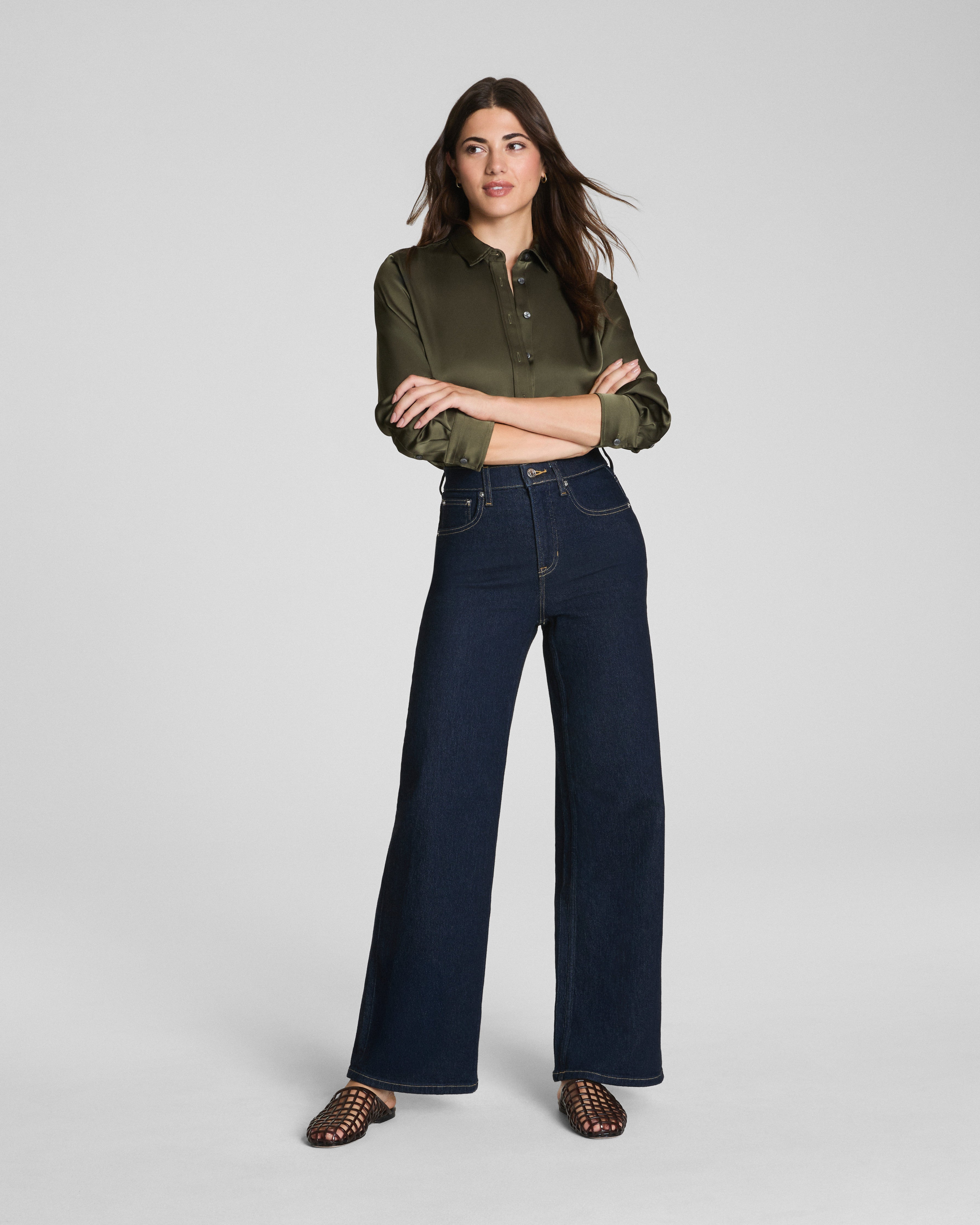 SPANXshape™ Authentic 360 Wide Leg Jeans  Marina