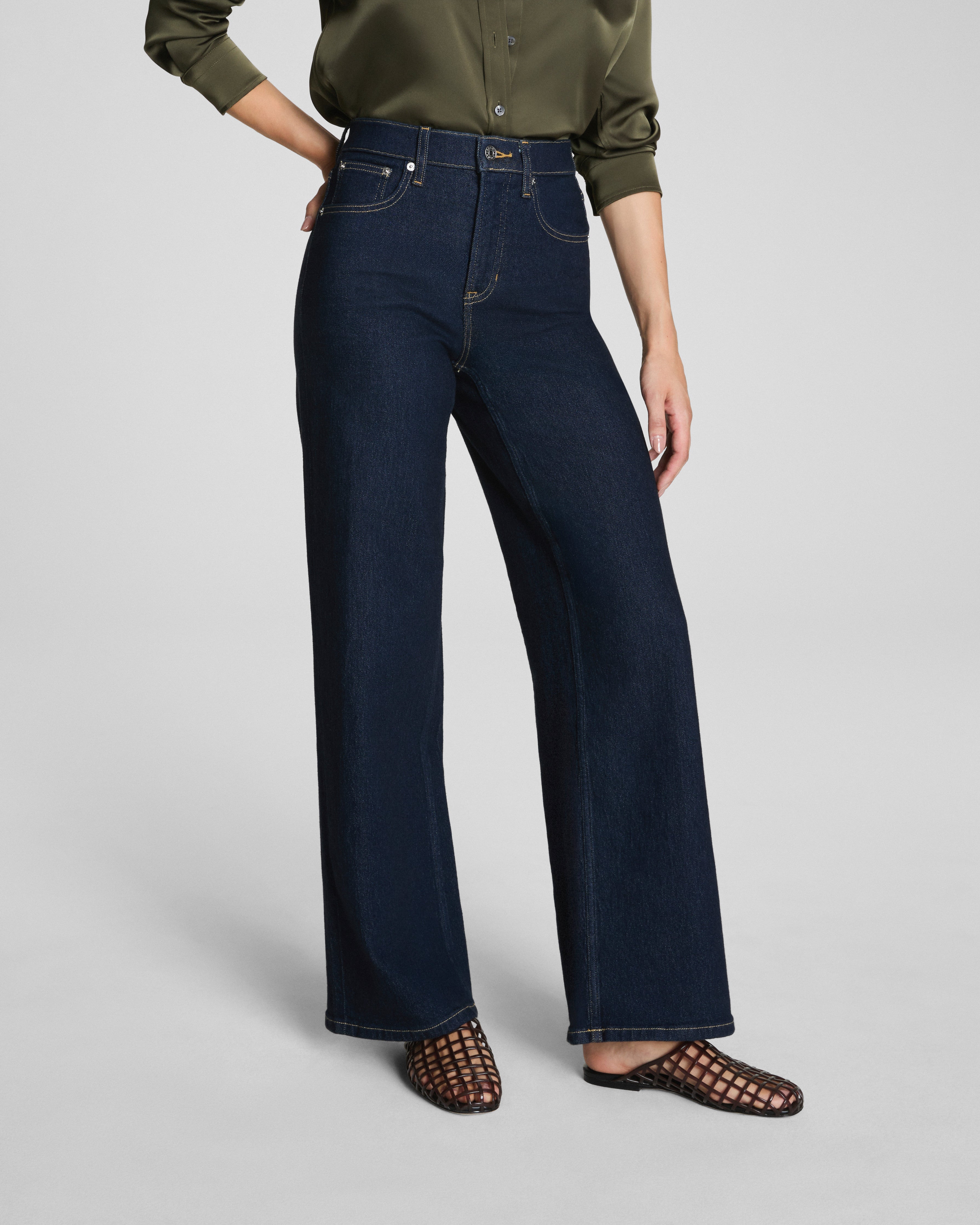 SPANXshape™ Authentic 360 Wide Leg Jeans  Marina