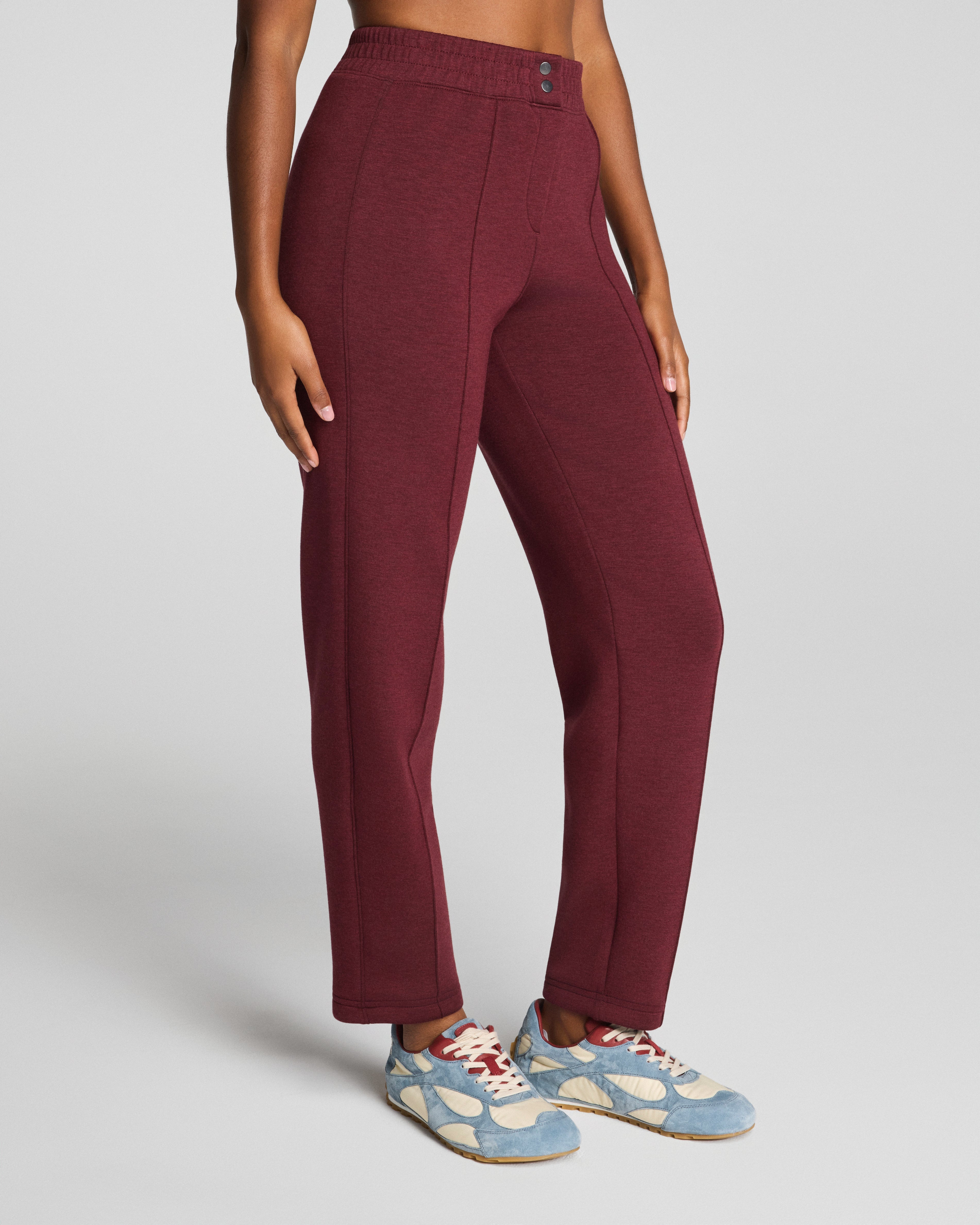 SPANX AirEssentials® Brushed Slim Straight Pant  Cassis Heather