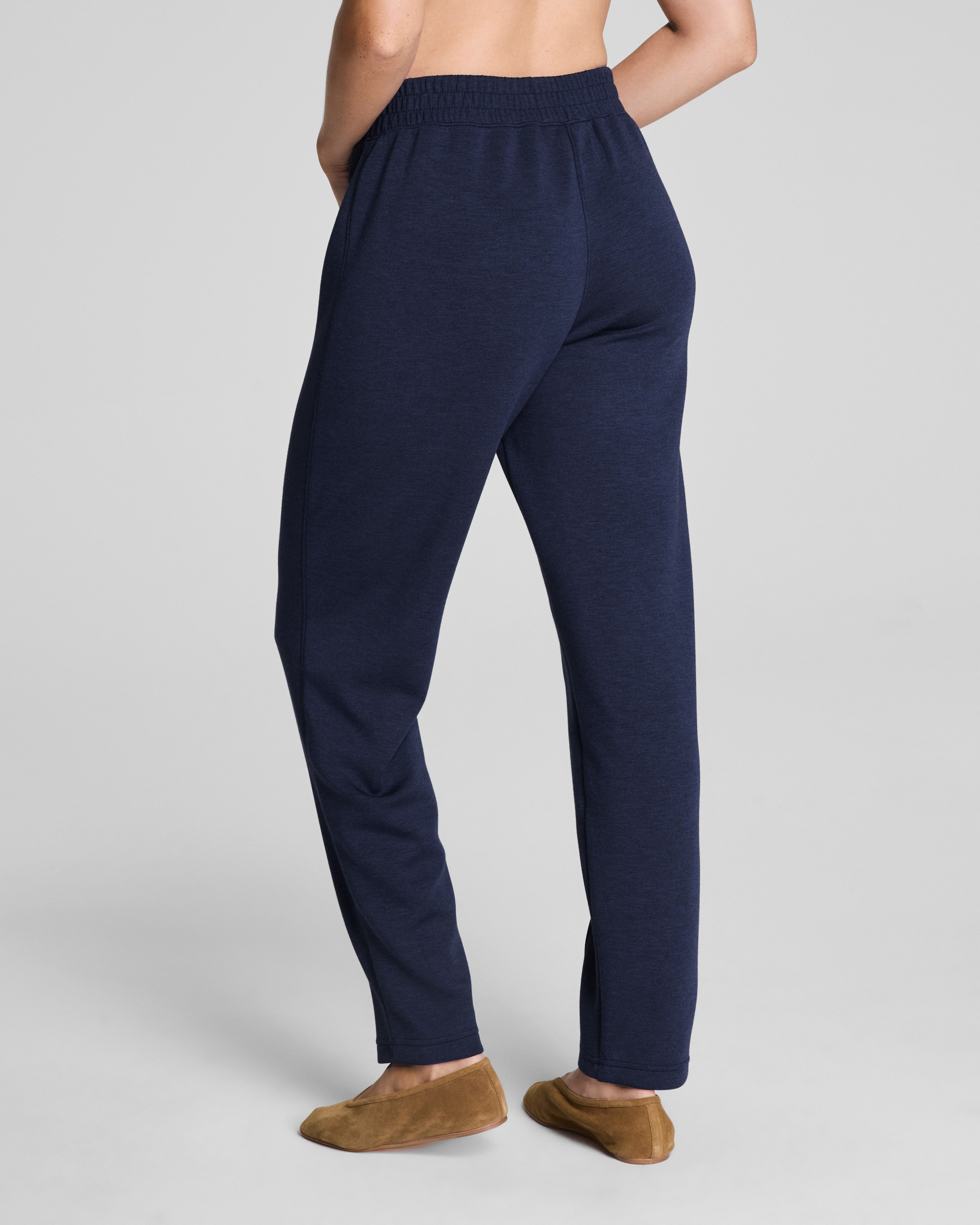 SPANX AirEssentials® Brushed Slim Straight Pant  Timeless Navy Heather