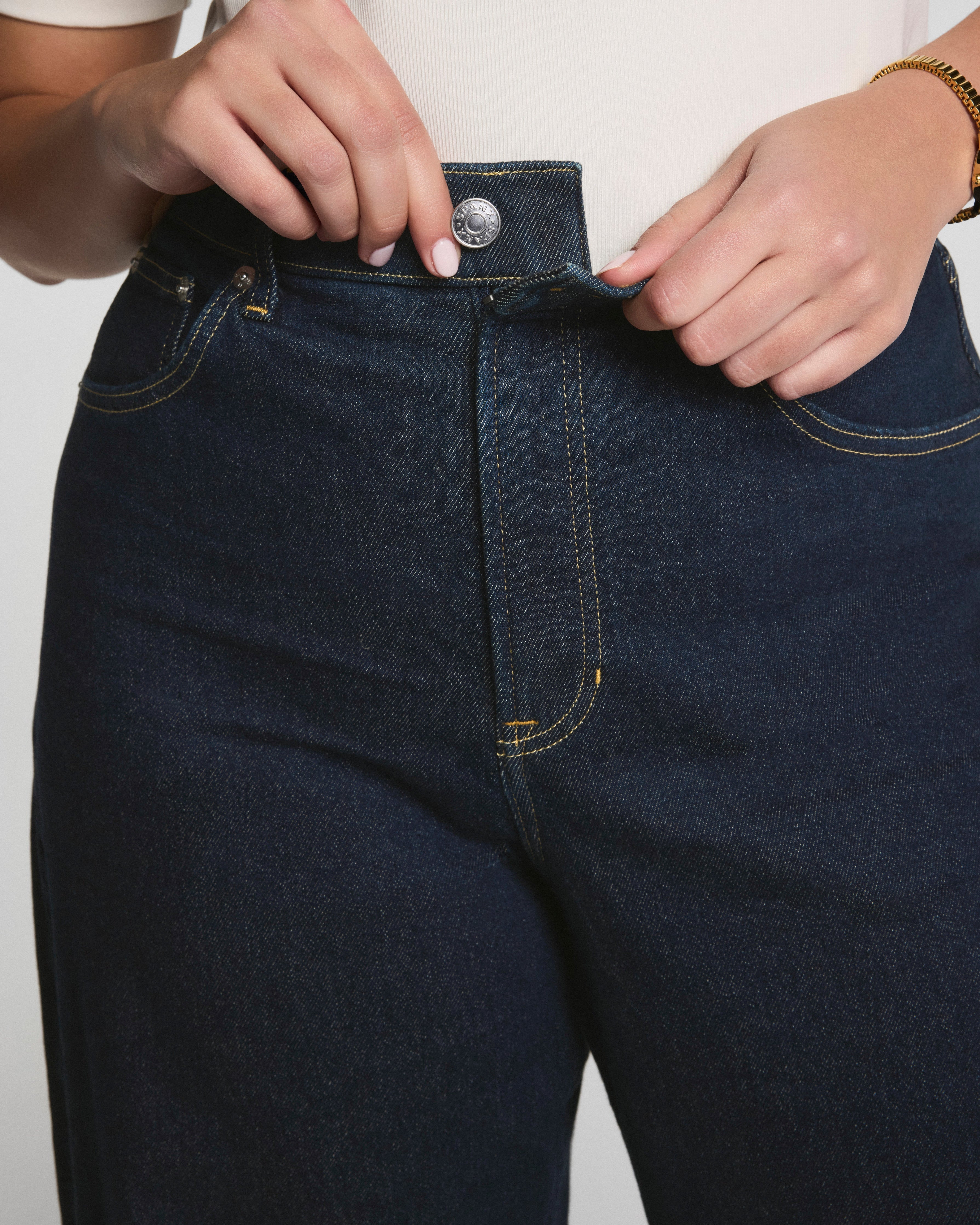SPANXshape™ Authentic 360 Cuffed Horseshoe Jeans  Marina