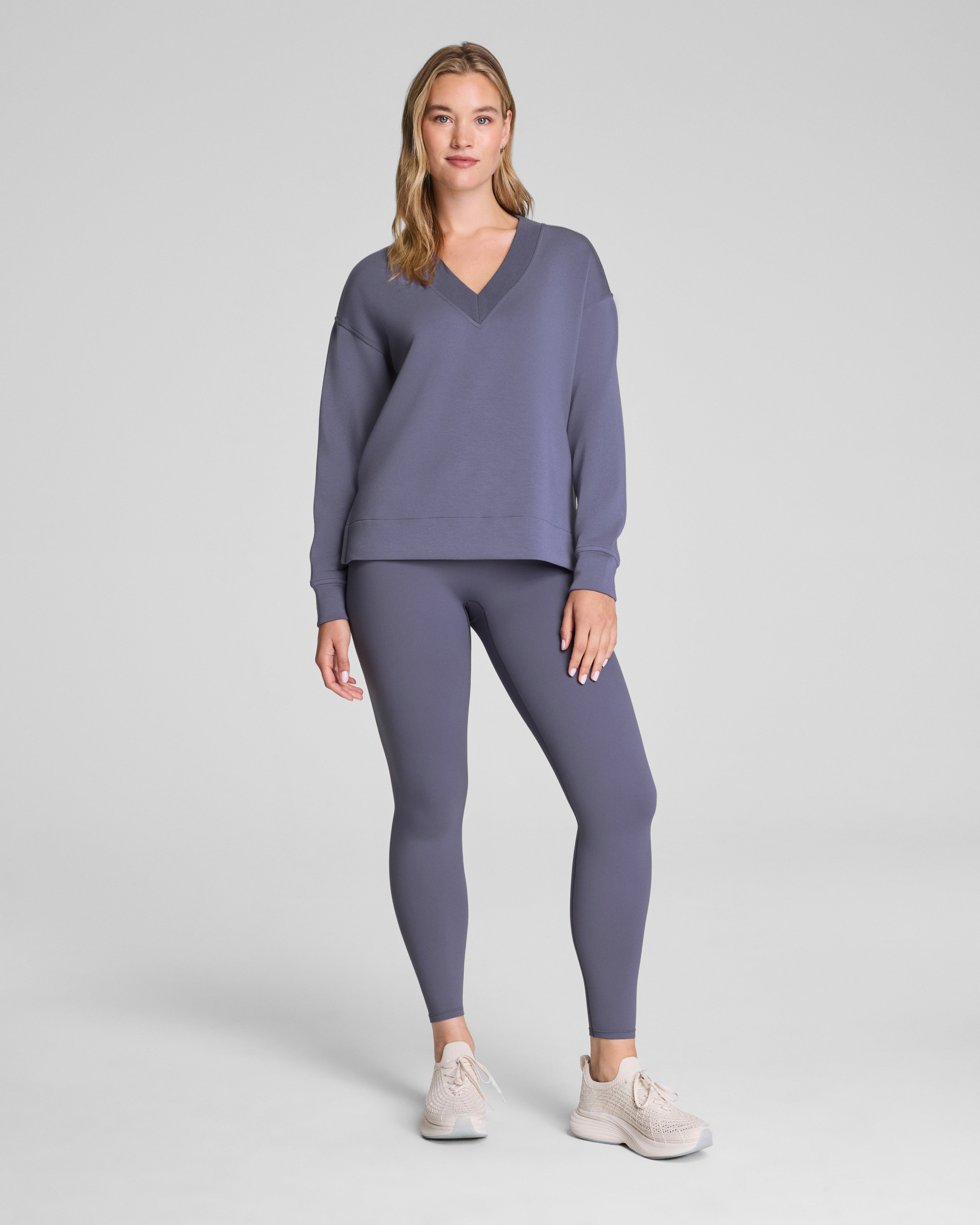 SPANX AirEssentials® Brushed V-Neck Tunic  Pewter