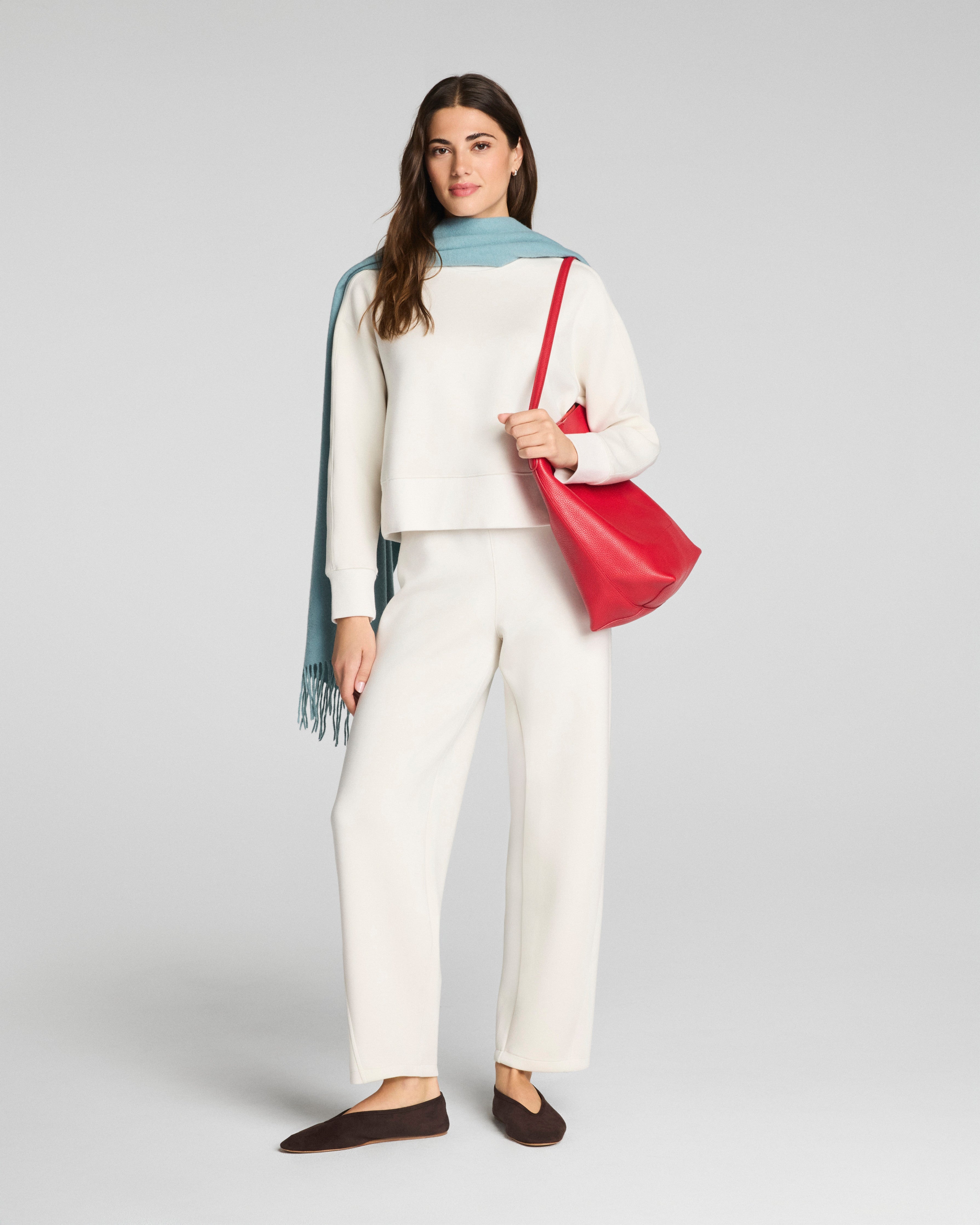 SPANX AirEssentials® Luxe Barrel Leg Pant  Ivory