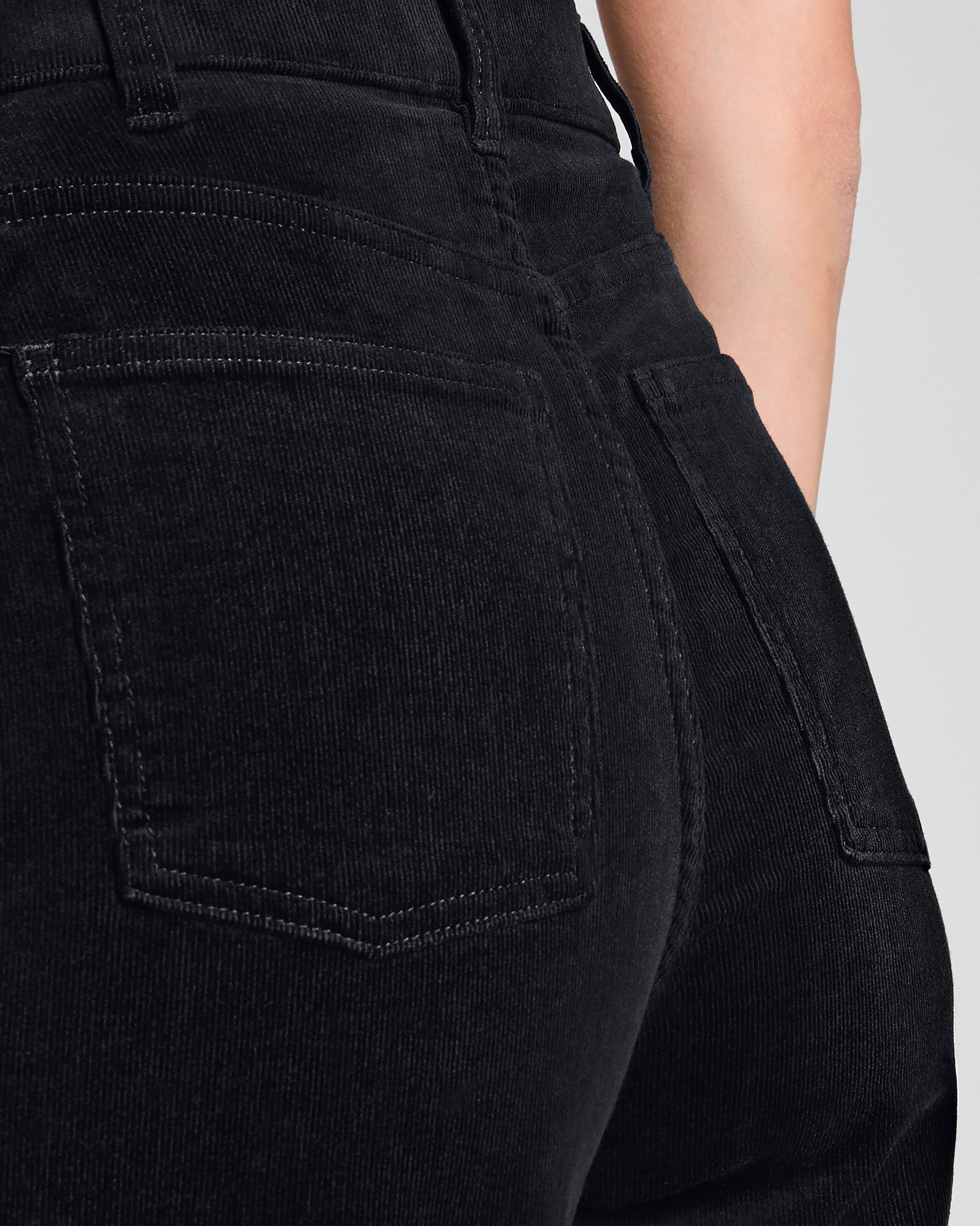 SPANXshape™ Authentic 360 Corduroy Barrel Leg  Classic Black