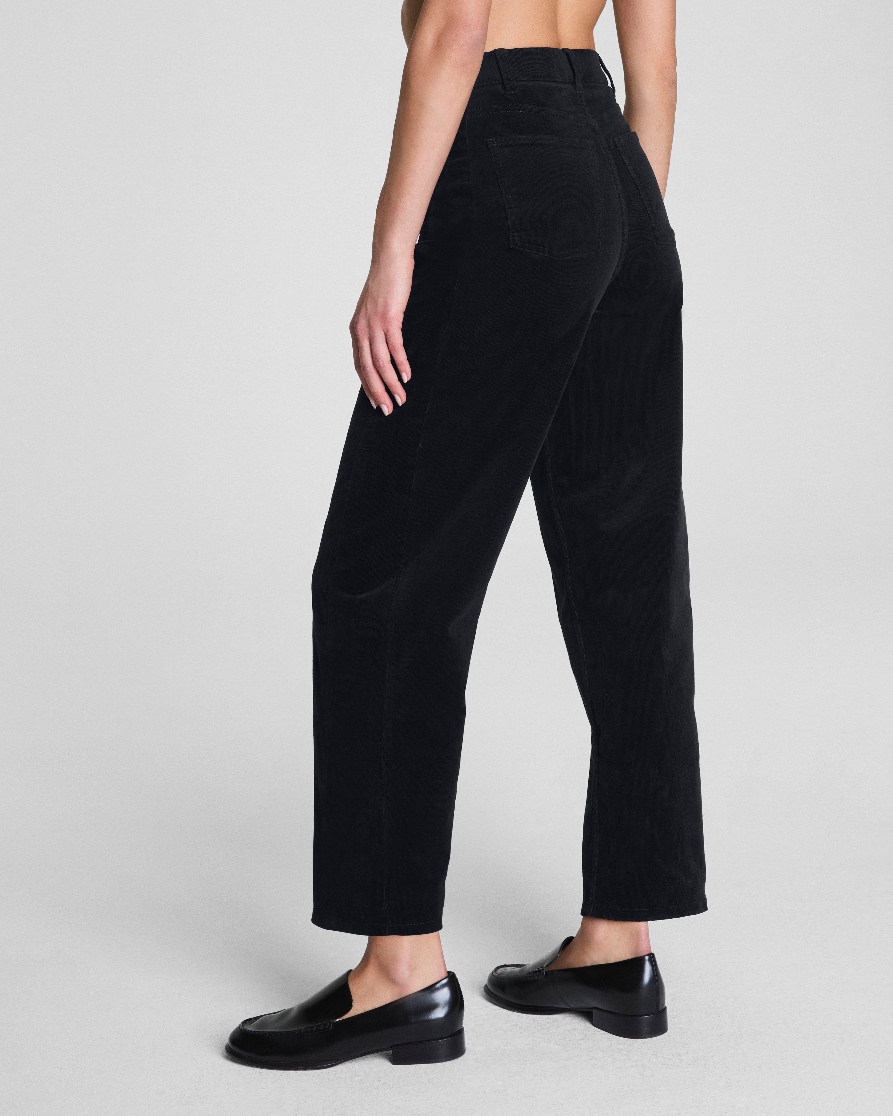 SPANXshape™ Authentic 360 Corduroy Barrel Leg  Classic Black