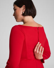 SPANX® Ponte Long Sleeve Mini Dress  SPANX® Red