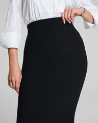 SPANXsupersmooth™ PerfectFit Ponte Ultra High-Rise Midi Skirt  Classic Black