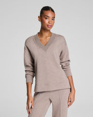 SPANX AirEssentials® Brushed V-Neck Tunic  Birch Heather
