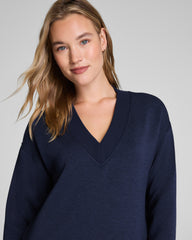 SPANX AirEssentials® Brushed V-Neck Tunic  Timeless Navy Heather
