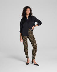 SPANXsupersmooth™ PerfectFit Ponte Stirrup Legging  Light Leopard Print