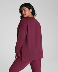 SPANX AirEssentials® Crewneck Tunic  Plum Berry