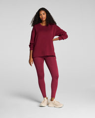 SPANX AirEssentials® Crewneck Tunic  Red Merlot