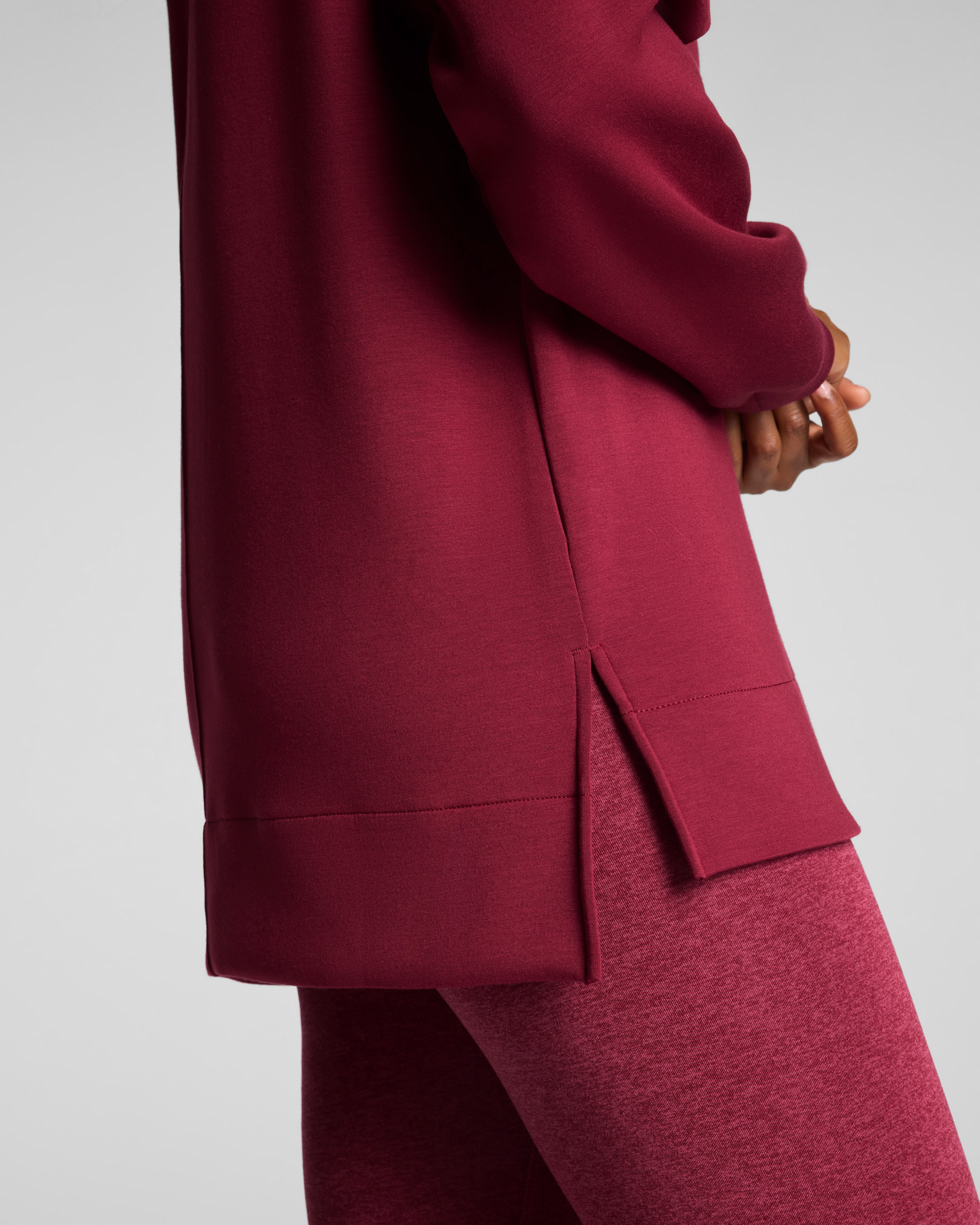 SPANX AirEssentials® Crewneck Tunic  Red Merlot