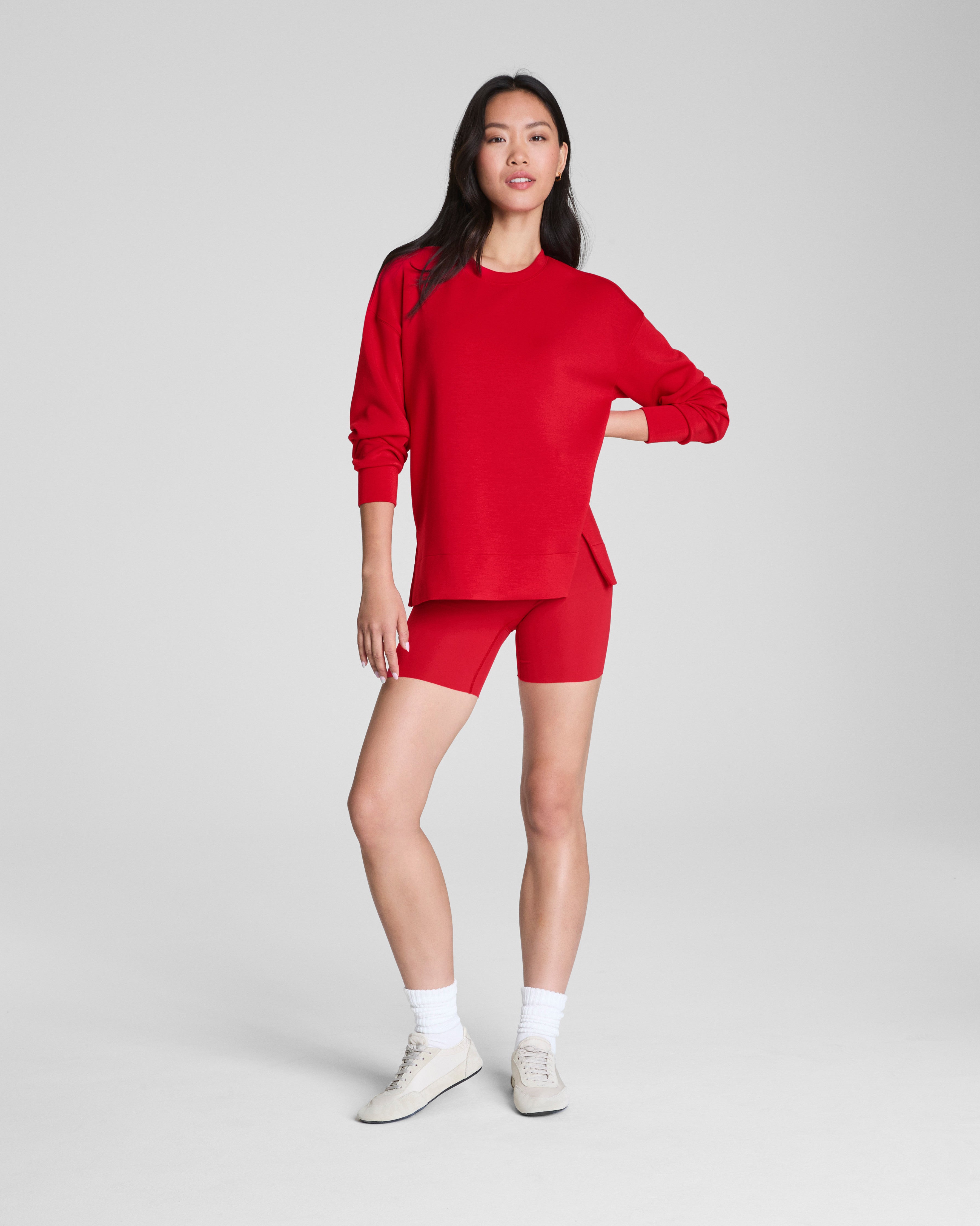 SPANX AirEssentials® Crewneck Tunic  SPANX® Red