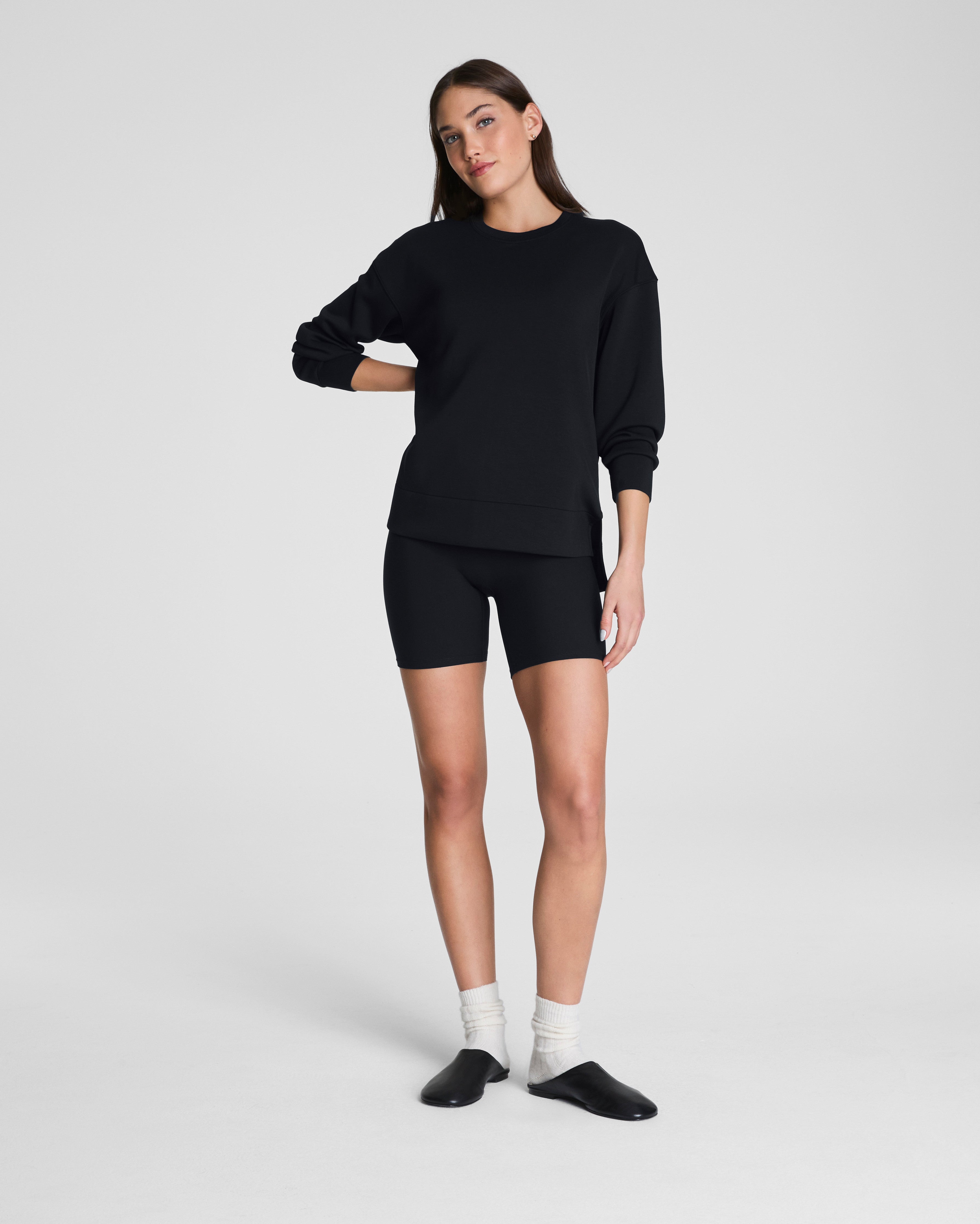 SPANX AirEssentials® Crewneck Tunic  Very Black