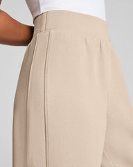 SPANX AirEssentials® Luxe Barrel Leg Pant with Shimmer  Bone / Silver Shimmer