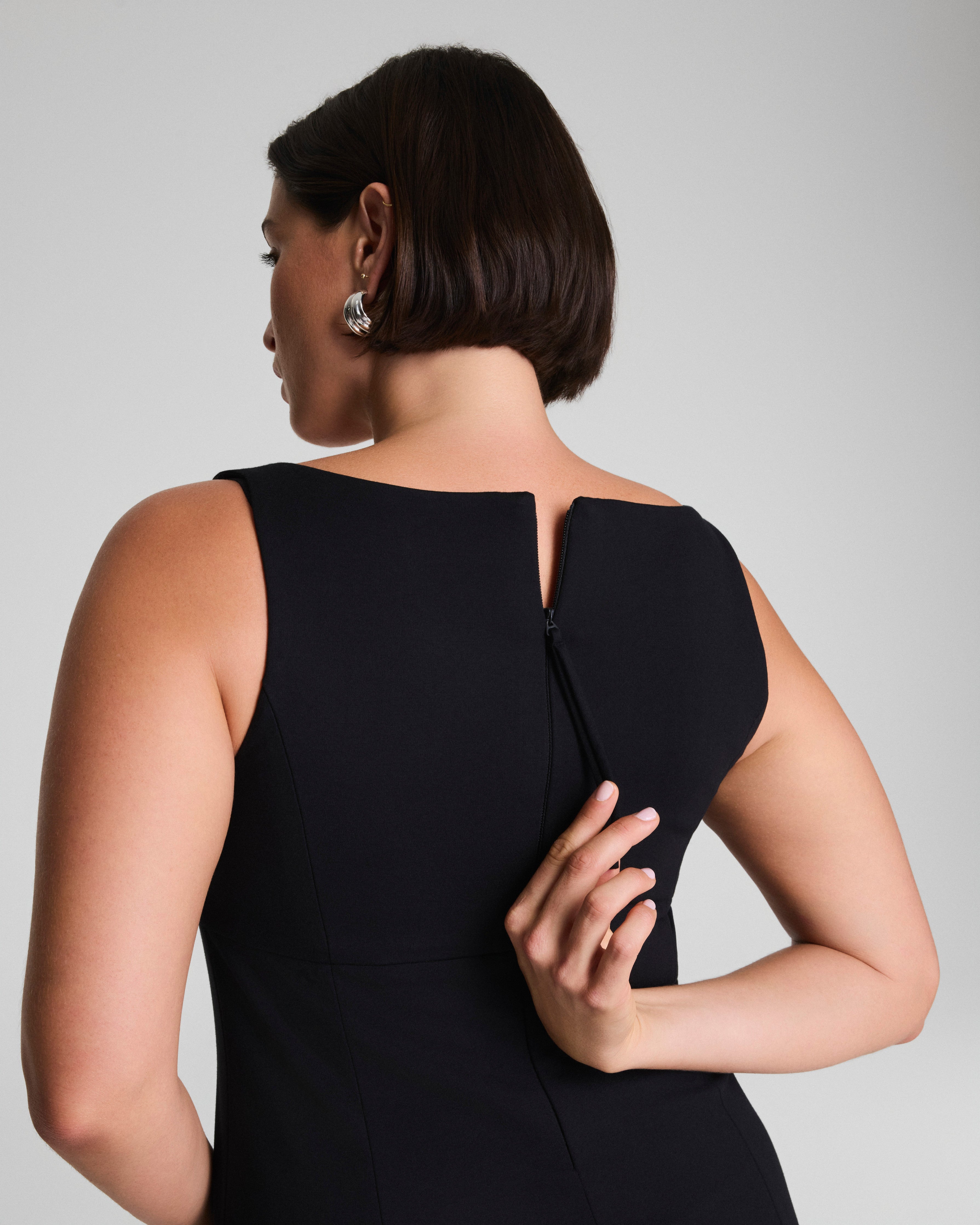 SPANX® Ponte Sleeveless Mini Dress  Classic Black