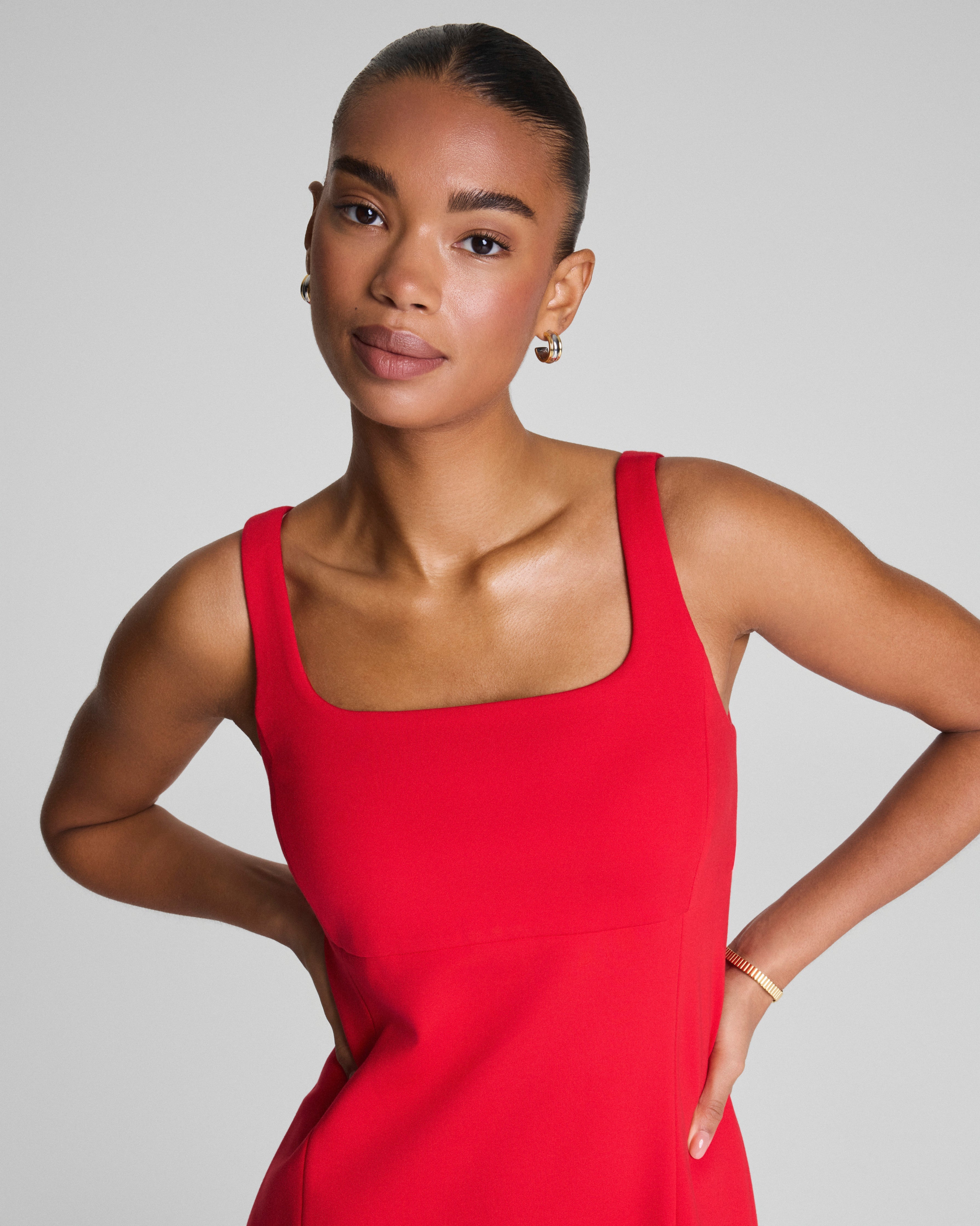 SPANX® Ponte Sleeveless Mini Dress  SPANX® Red