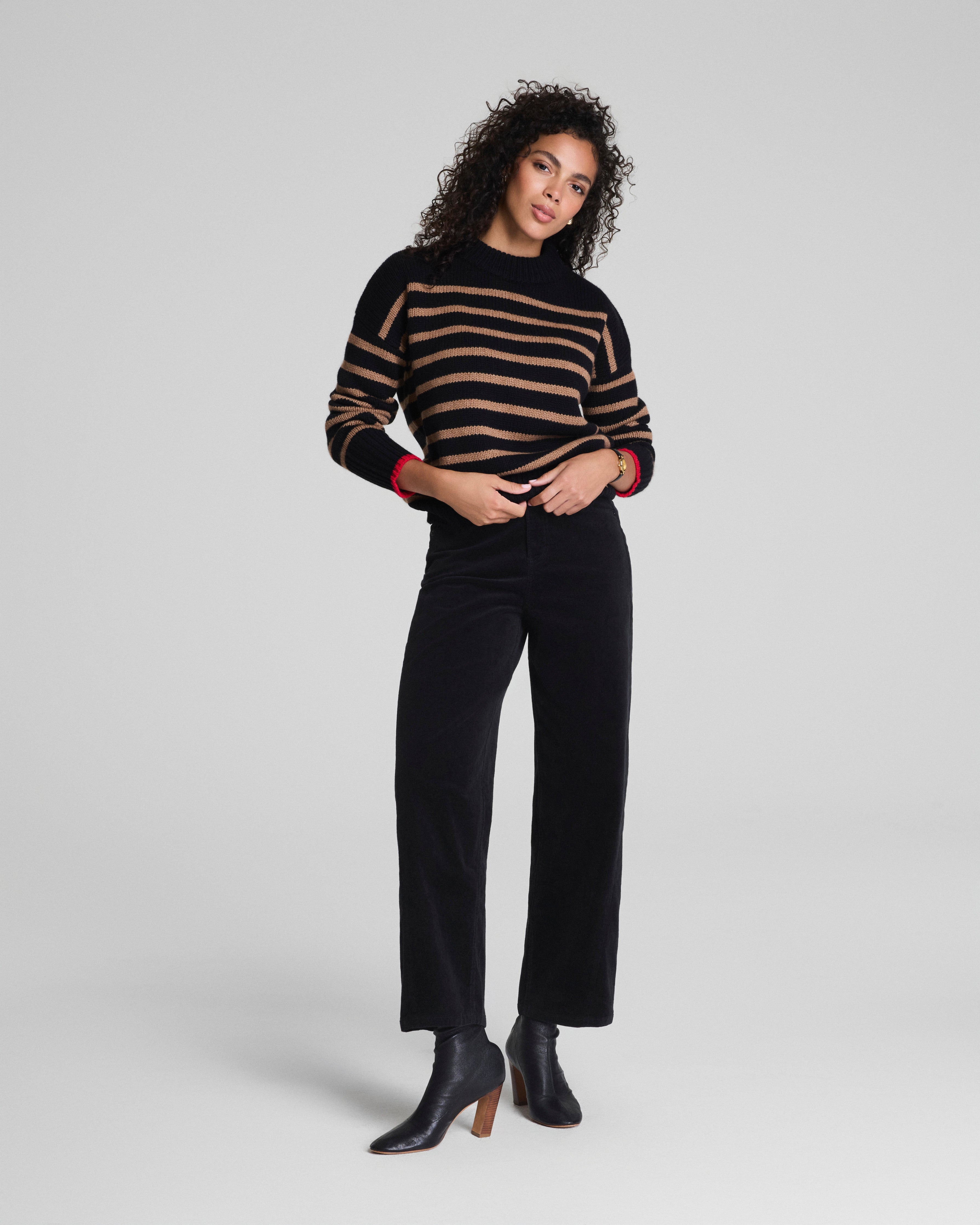 La Ligne Marin Sweater  Black/Camel