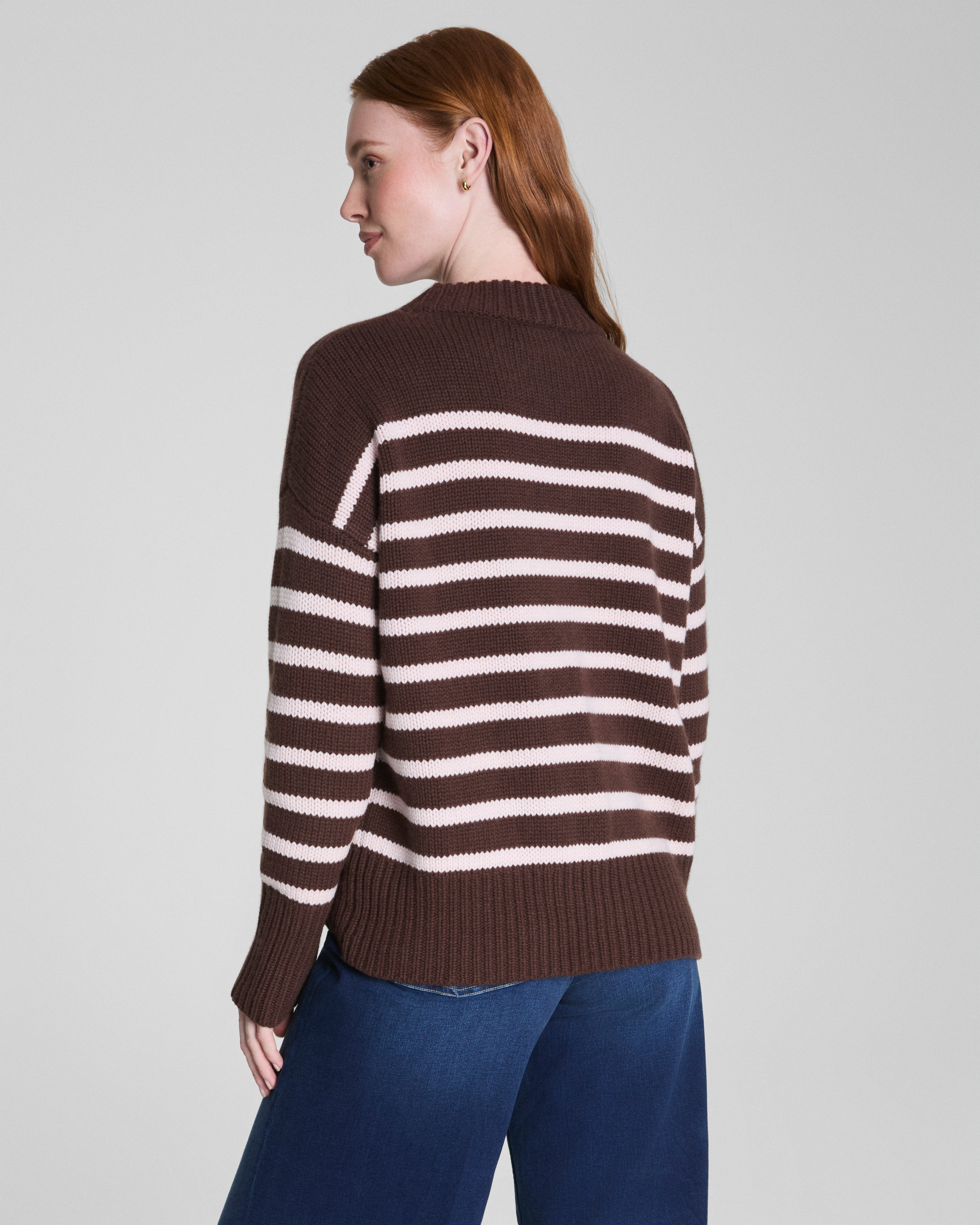 La Ligne Marin Sweater  Chocolate/Blush