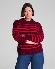 La Ligne Marin Sweater  SPANX® Red/Cassis