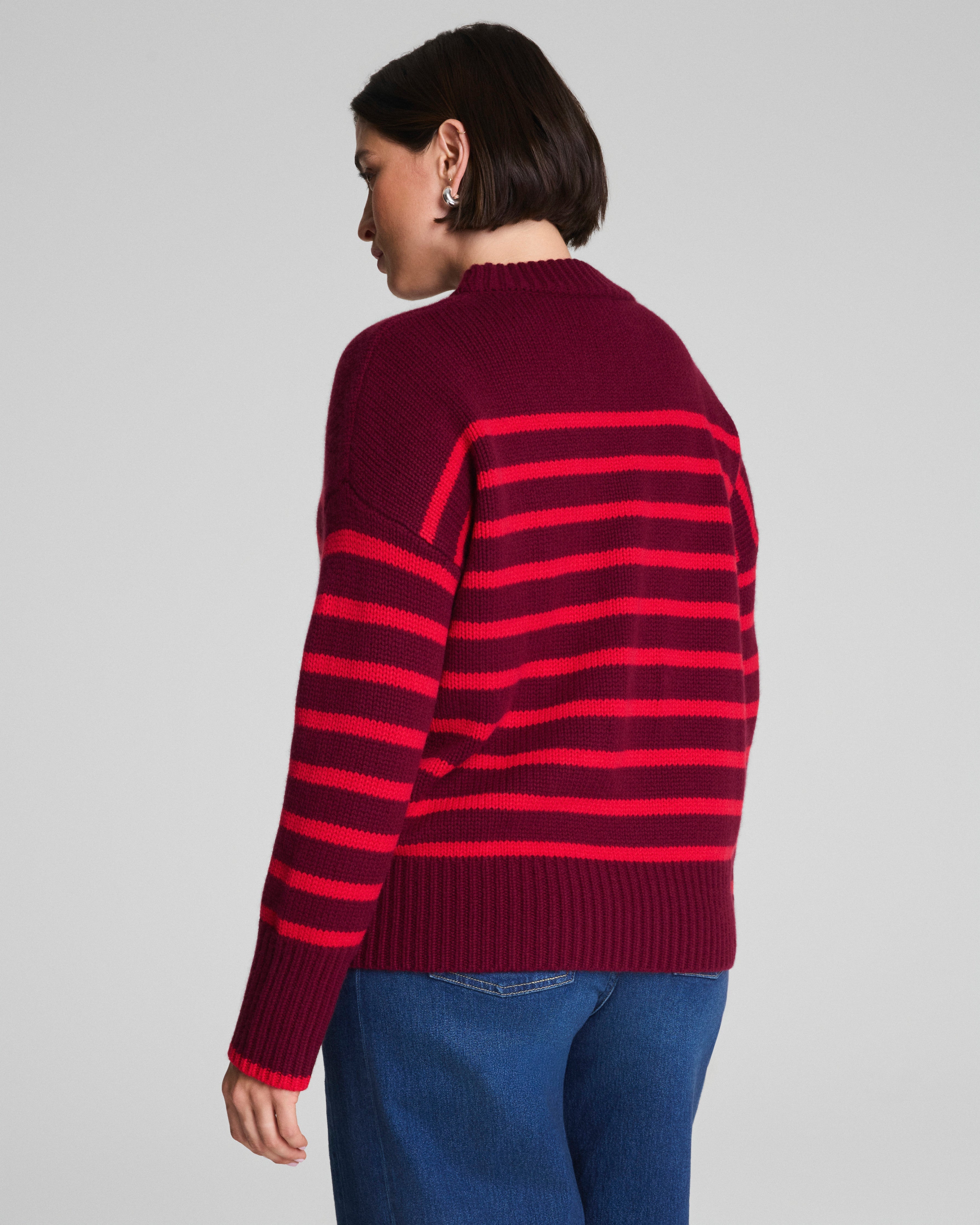 La Ligne Marin Sweater  SPANX® Red/Cassis