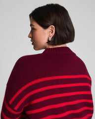 La Ligne Marin Sweater  SPANX® Red/Cassis