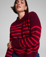 La Ligne Marin Sweater  SPANX® Red/Cassis