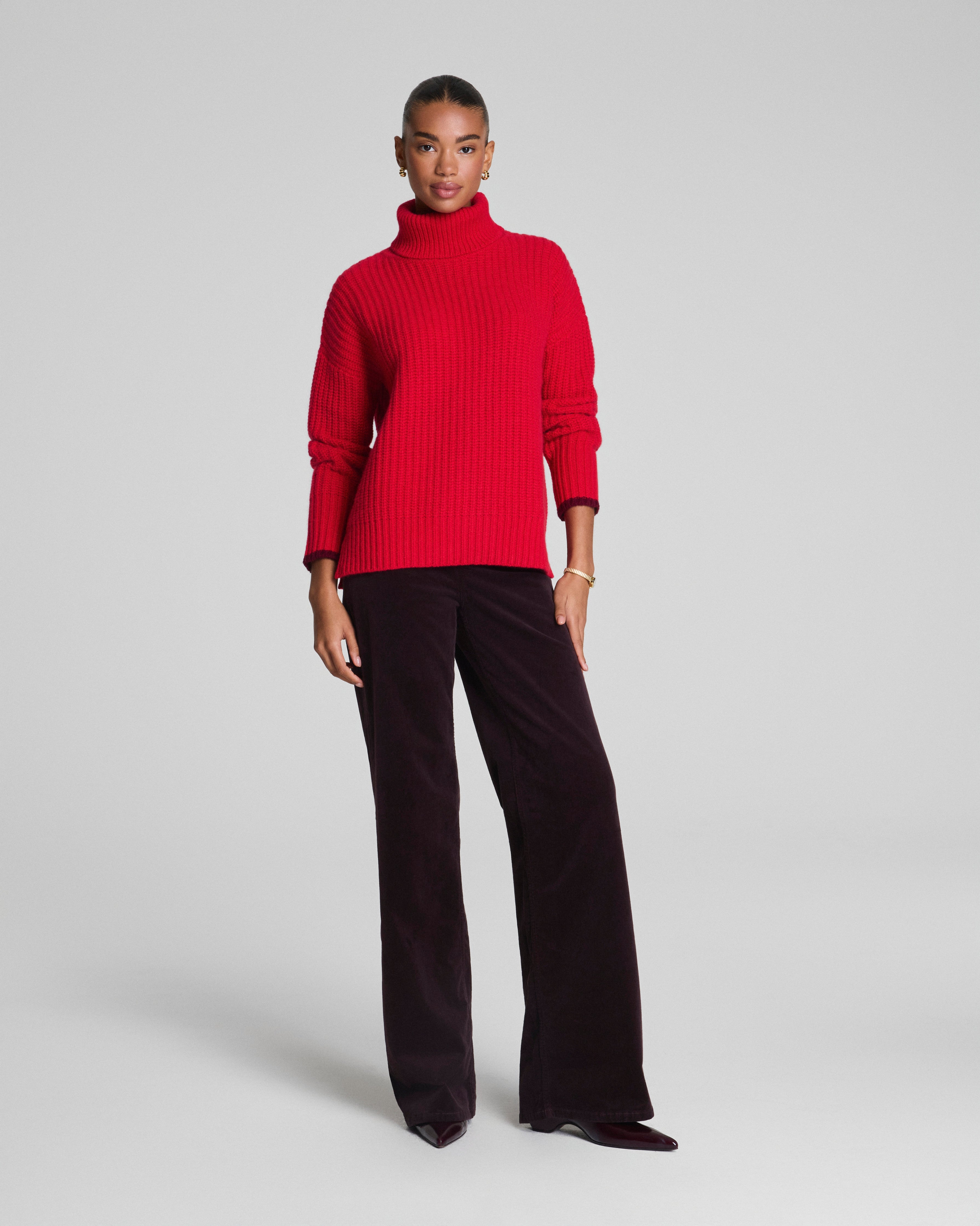 La Ligne Turtleneck  SPANX® Red
