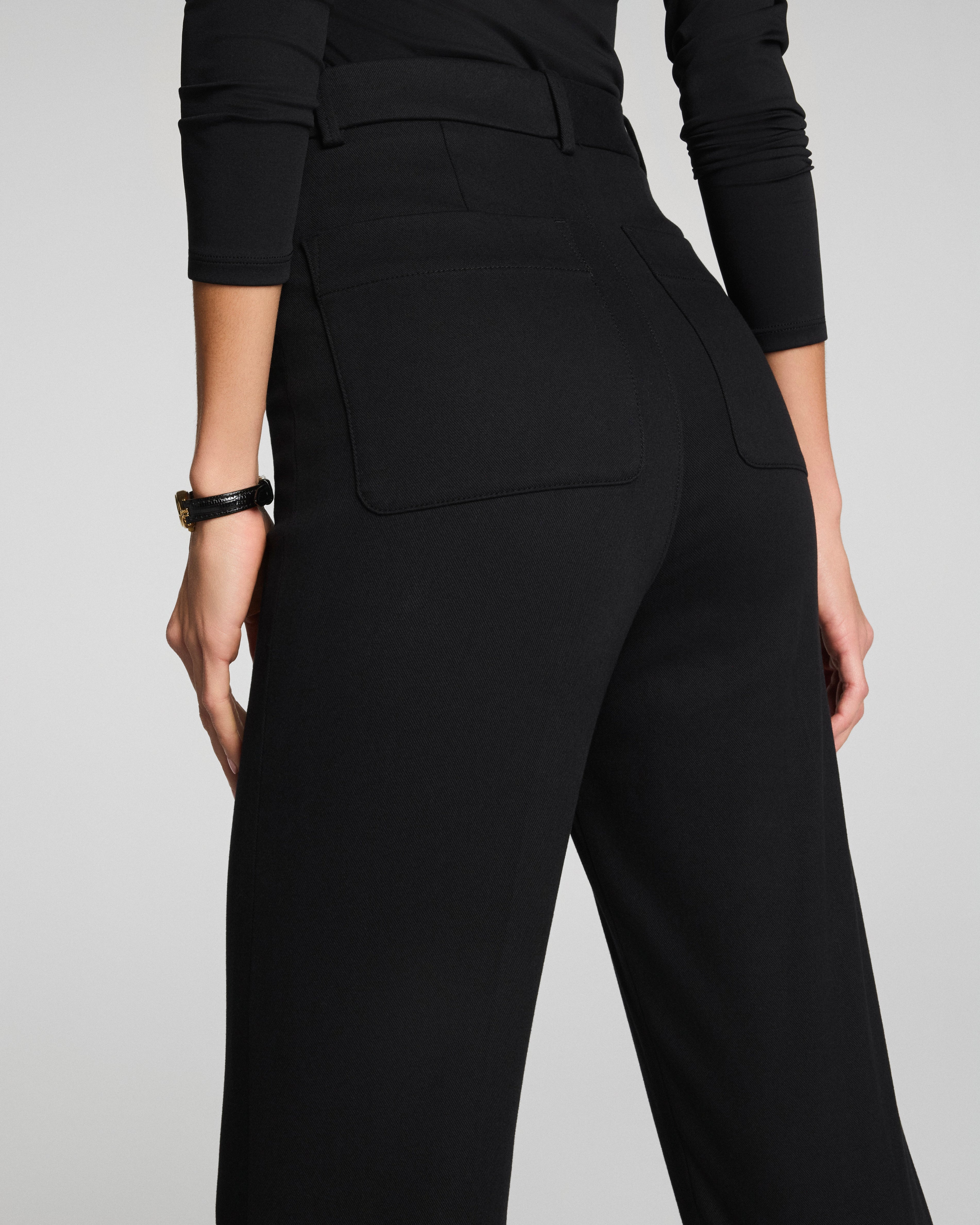 SPANXsupersmooth™ Stretch Twill Easy Flare Pant  Classic Black
