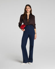 SPANXsupersmooth™ Stretch Twill Easy Flare Pant  Timeless Navy