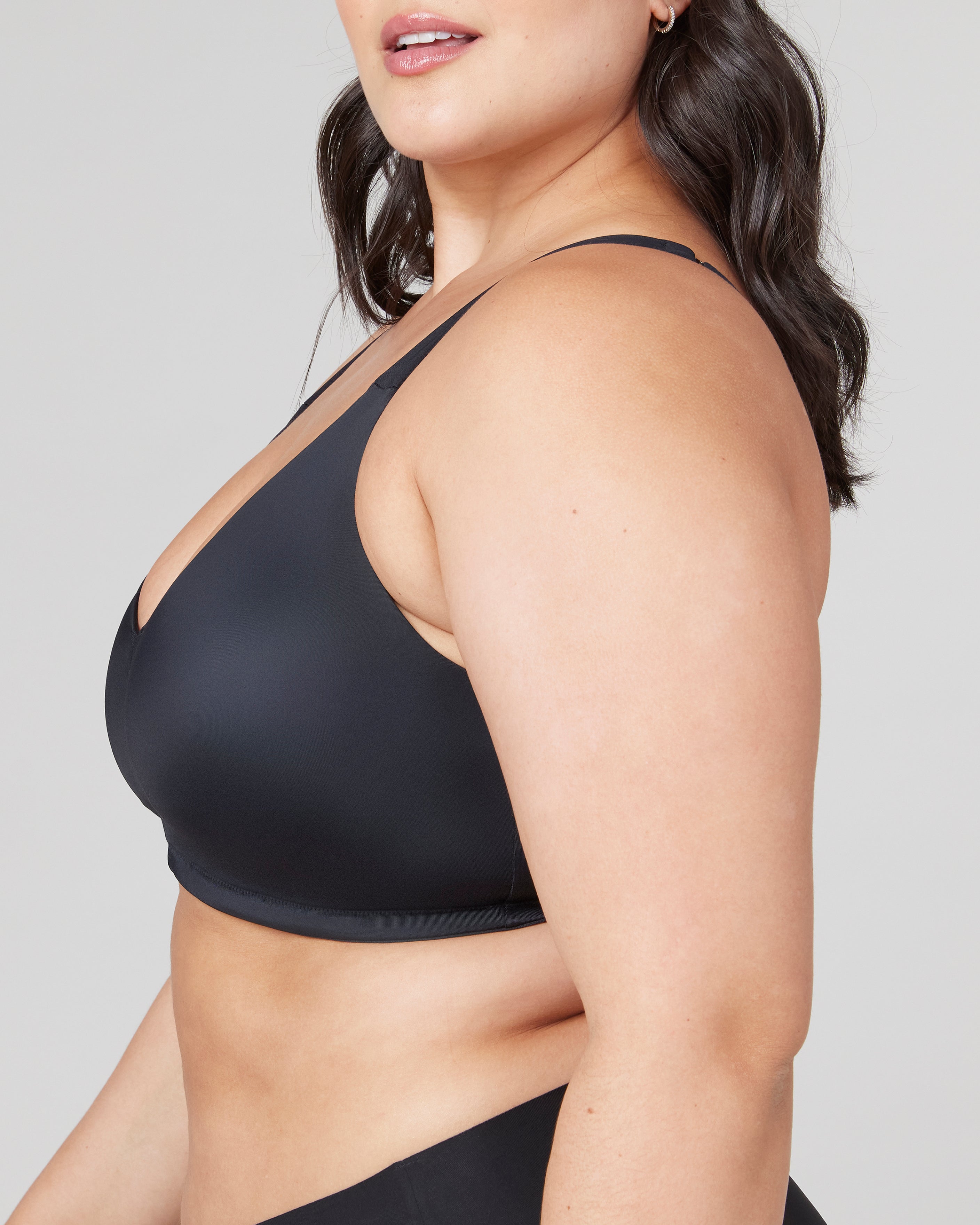 SPANX® Low Profile Wireless Minimizer Bra  Very Black