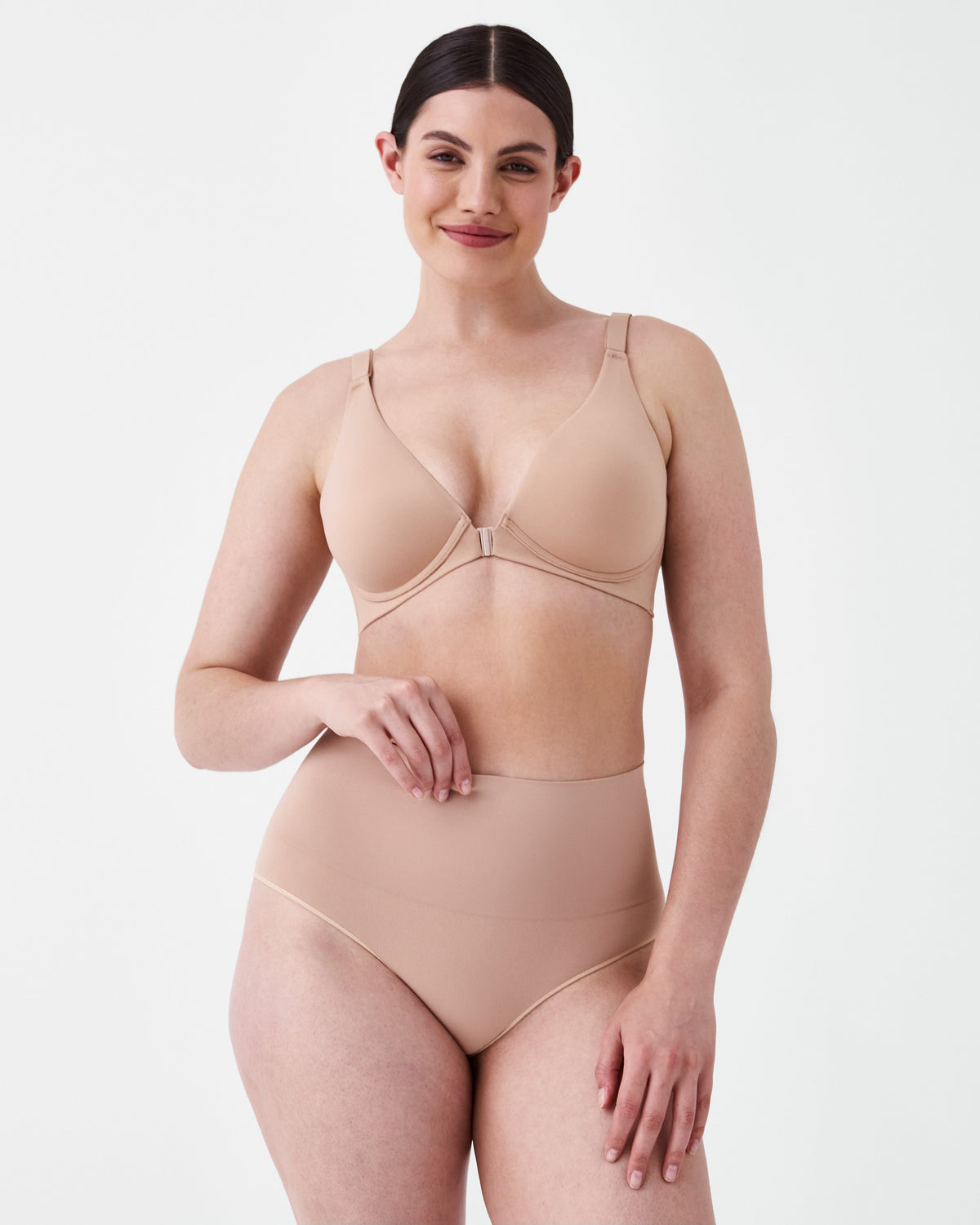 SPANXsmooth™ Bra-llelujah!® Adjustable Plunge Wireless Lift Bra  Toasted Oatmeal