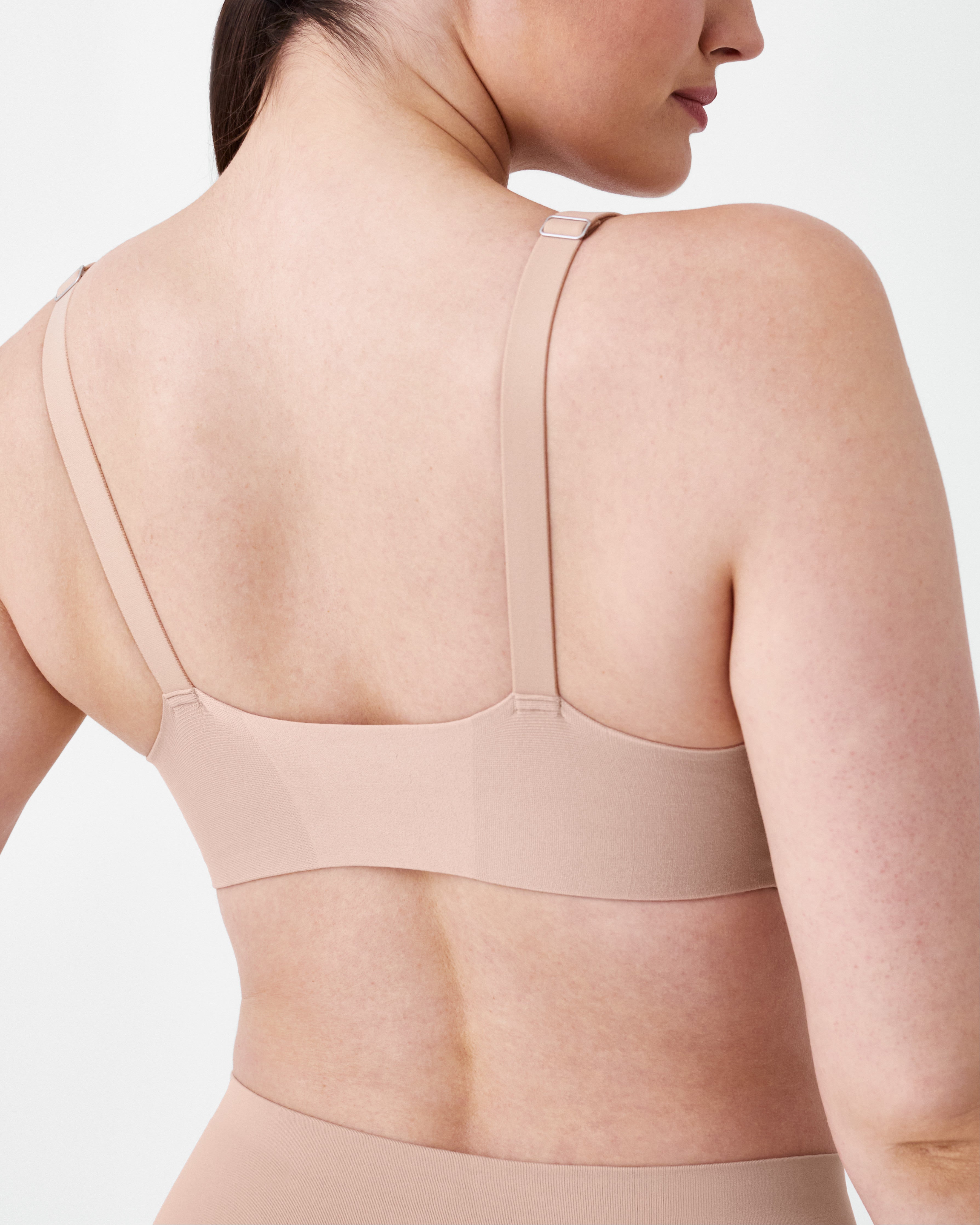 SPANXsmooth™ Bra-llelujah!® Adjustable Plunge Wireless Lift Bra  Toasted Oatmeal
