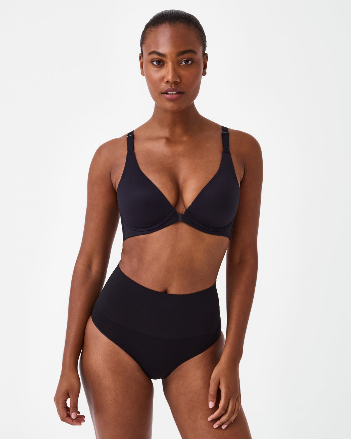 SPANXsmooth™ Bra-llelujah!® Adjustable Plunge Wireless Lift Bra  Very Black