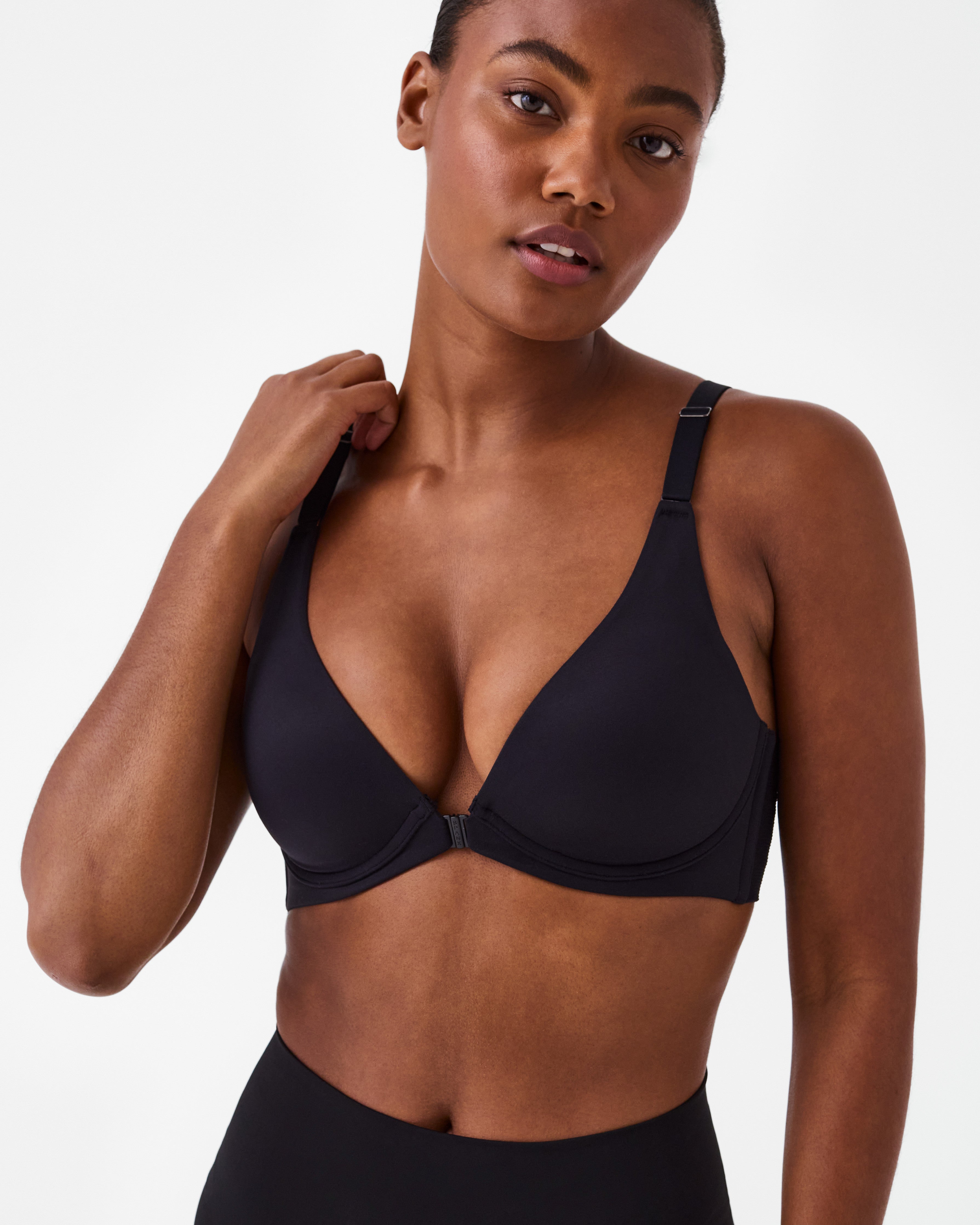 SPANXsmooth™ Bra-llelujah!® Adjustable Plunge Wireless Lift Bra  Very Black