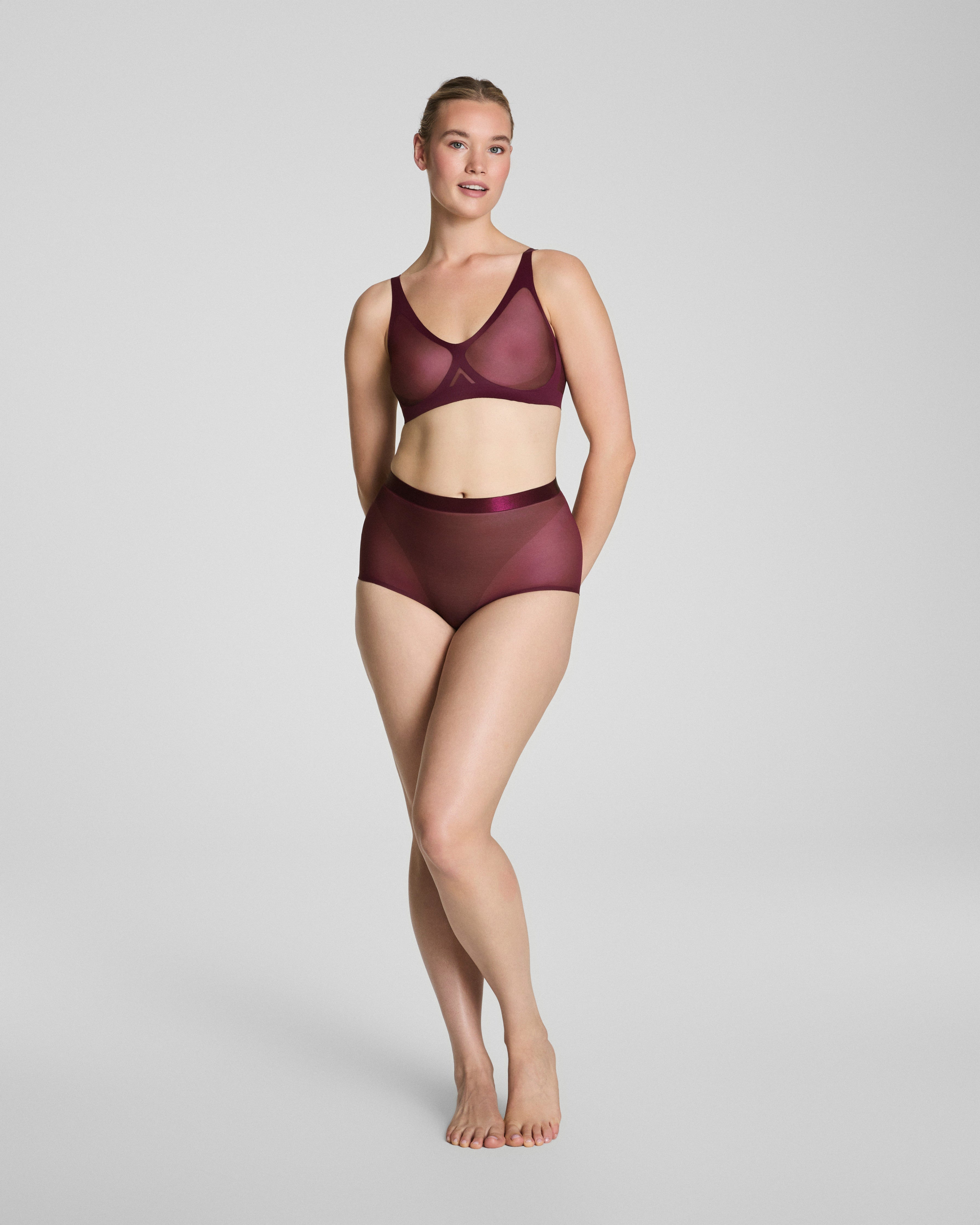 SPANXsupersmooth™ SheerSense Bralette  Plum Berry