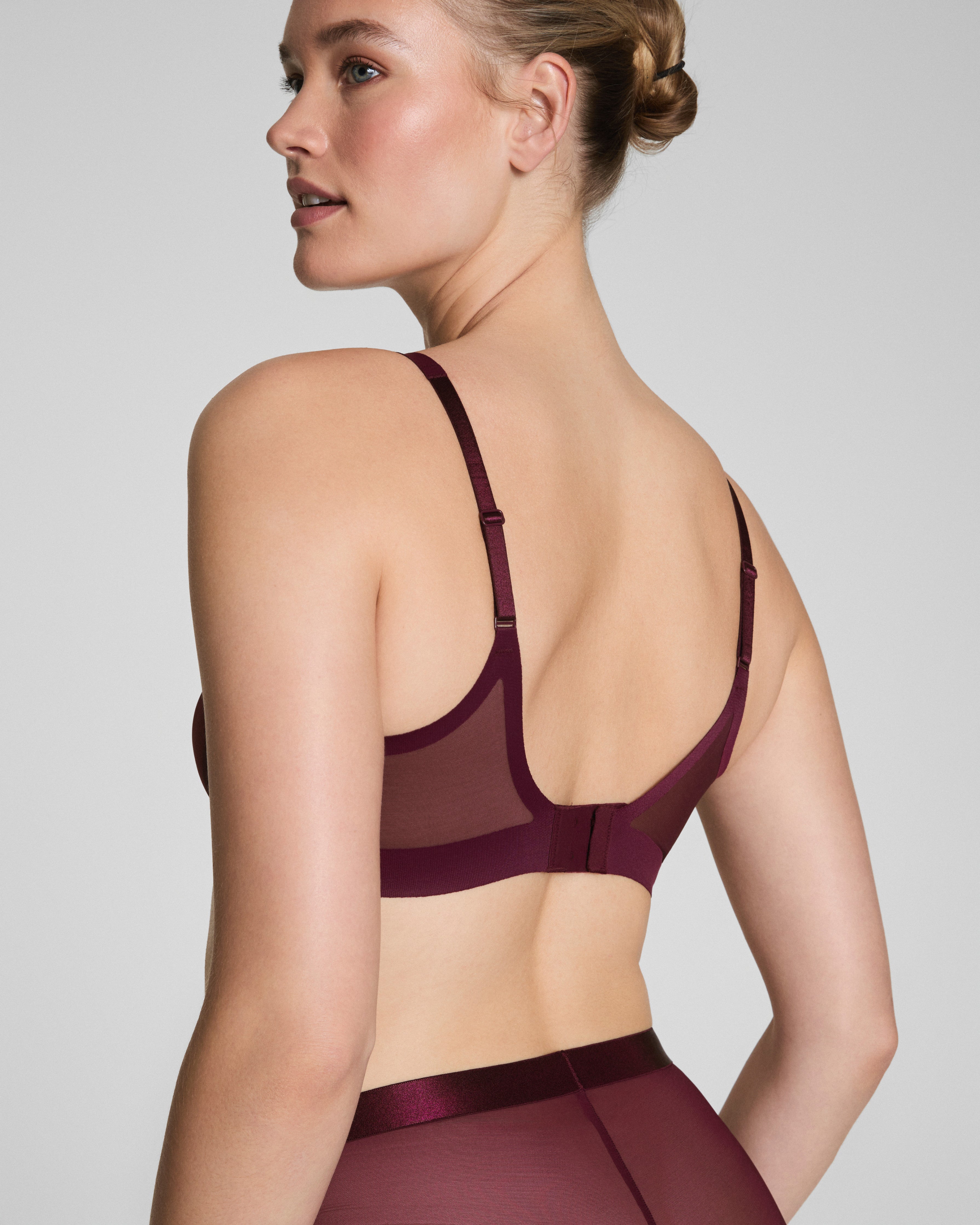 SPANXsupersmooth™ SheerSense Bralette  Plum Berry