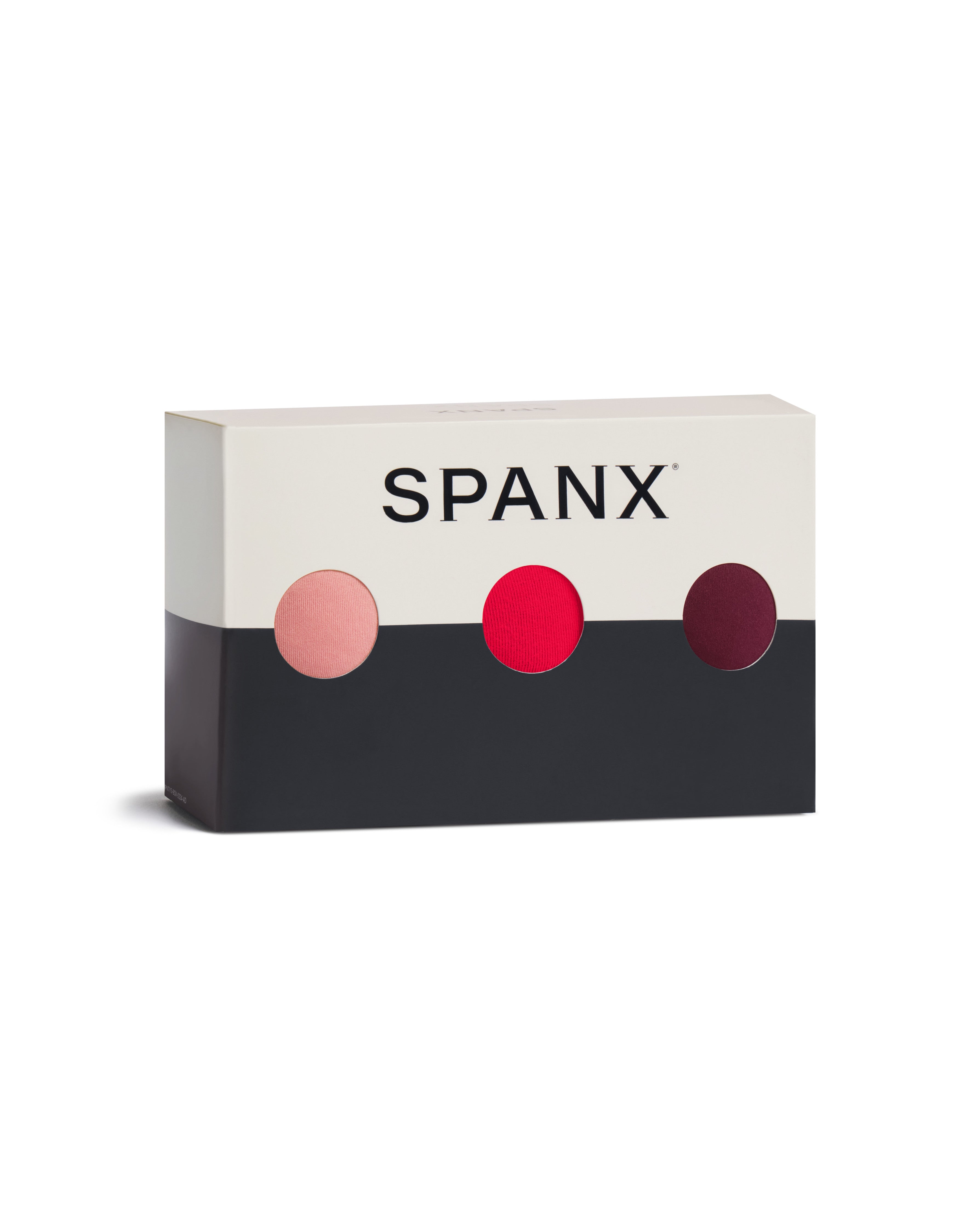 SPANXsmooth™ Fit-To-You Brief 3-Pack Box  Rose Quartz/Spanx Red/Blackberry