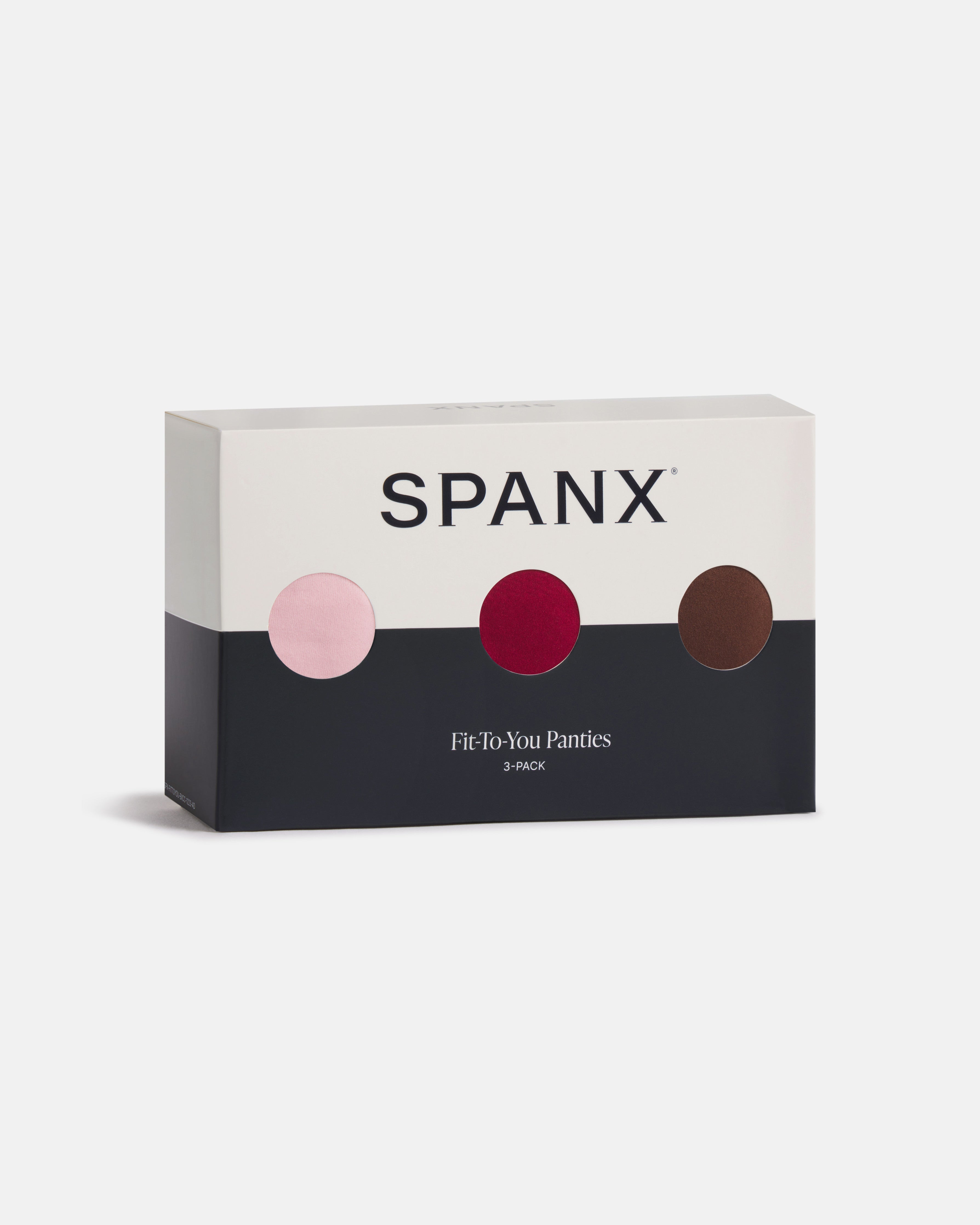SPANXsmooth™ Fit-To-You Thong 3-Pack Box  Fleur/Red Merlot/Espresso
