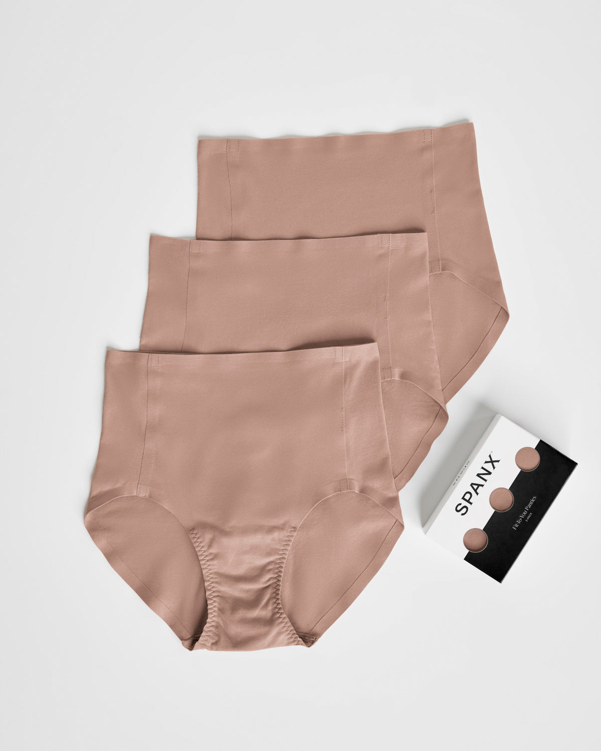 SPANXsmooth™ Fit-To-You Brief 3-Pack Box  Cafe Au Lait