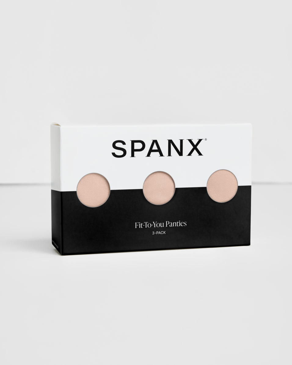 SPANXsmooth™ Fit-To-You Bikini 3-Pack Box  Naked 2.0