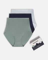 SPANXsmooth™ Fit-To-You Brief 3-Pack Box  Fern/Timeless Navy/Sky