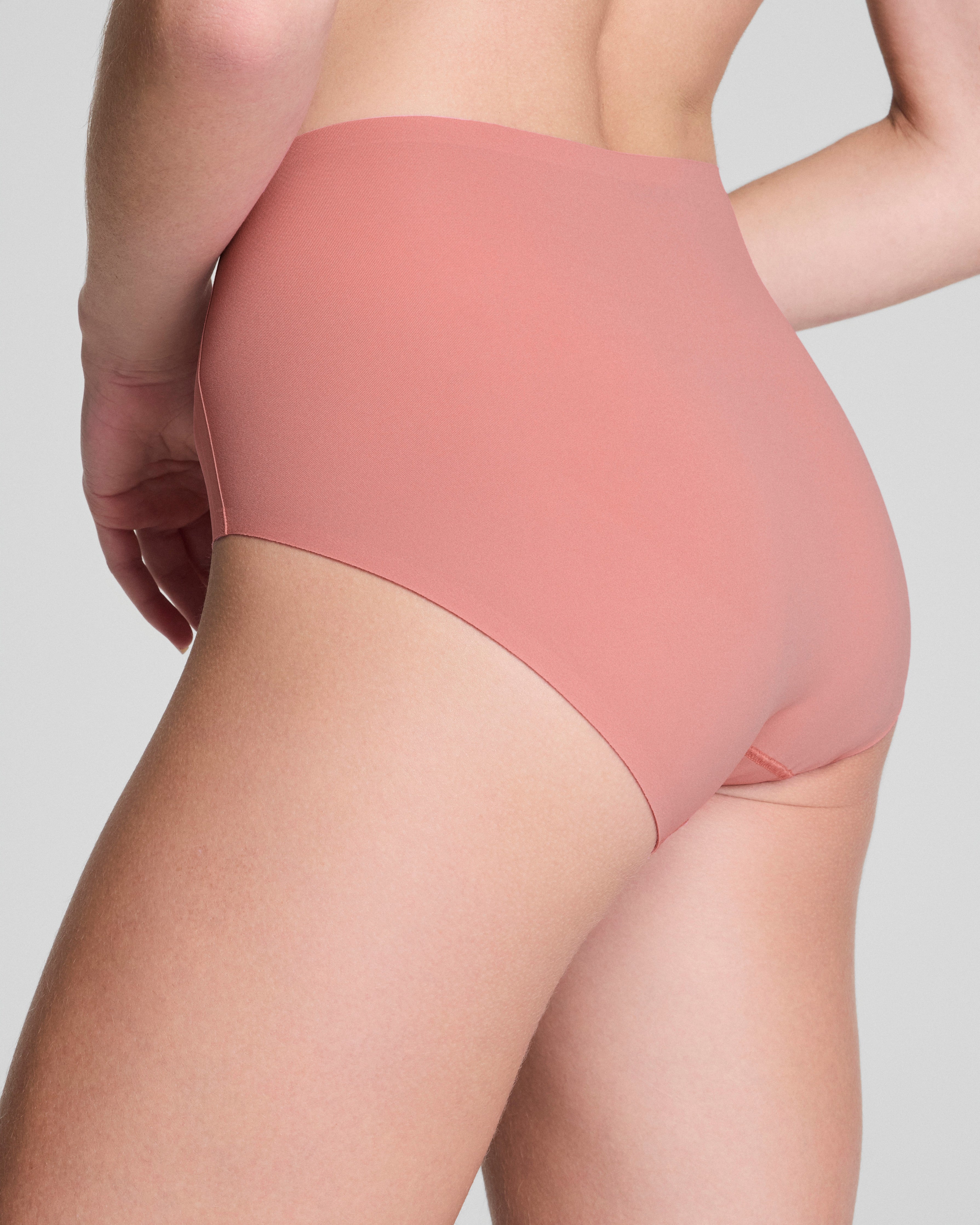 SPANXsmooth™ Fit-To-You Brief 3-Pack Box  Rose Quartz/Spanx Red/Blackberry