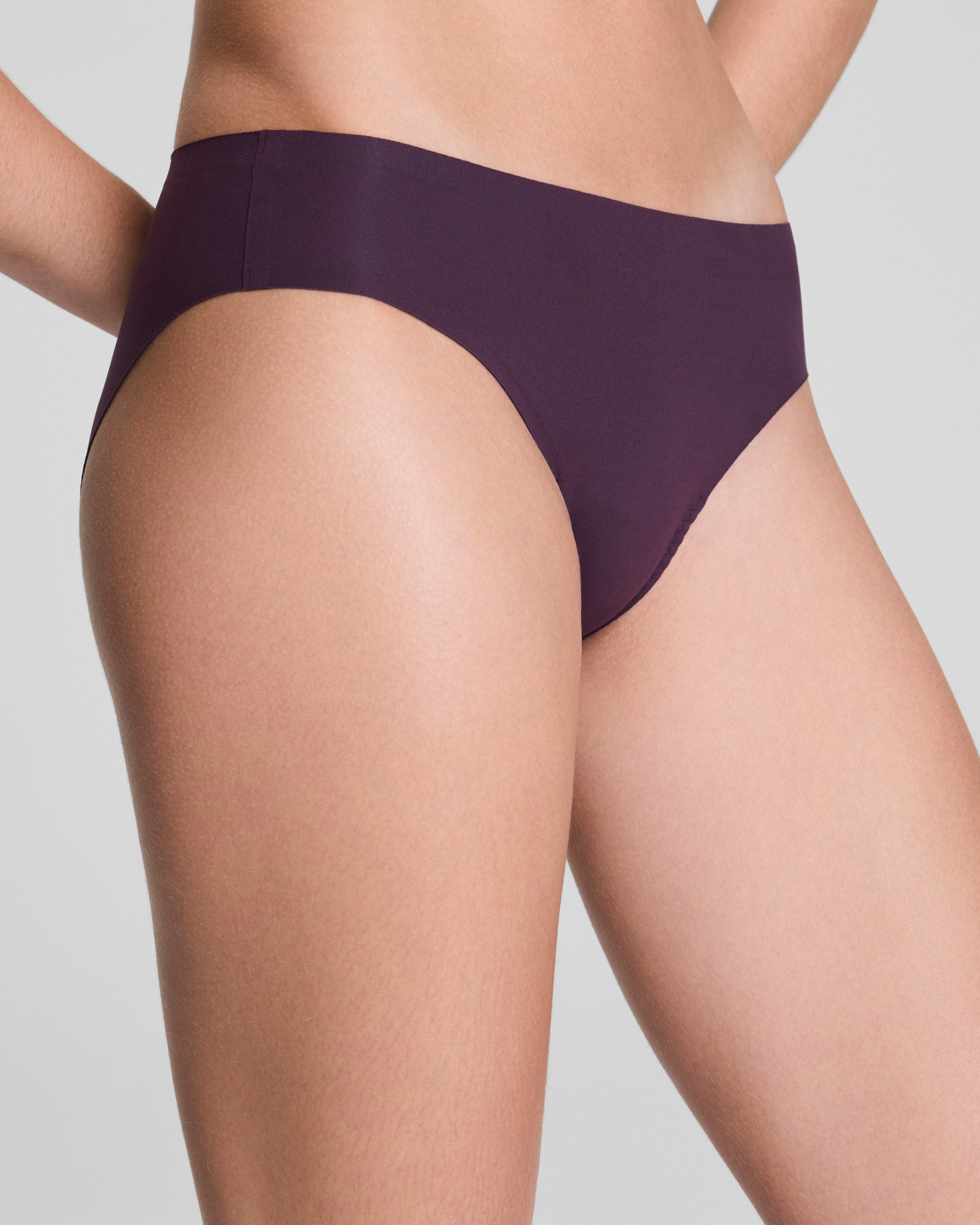 SPANXsmooth™ Fit-To-You Bikini 3-Pack Box  Rose Quartz/Spanx Red/Blackberry