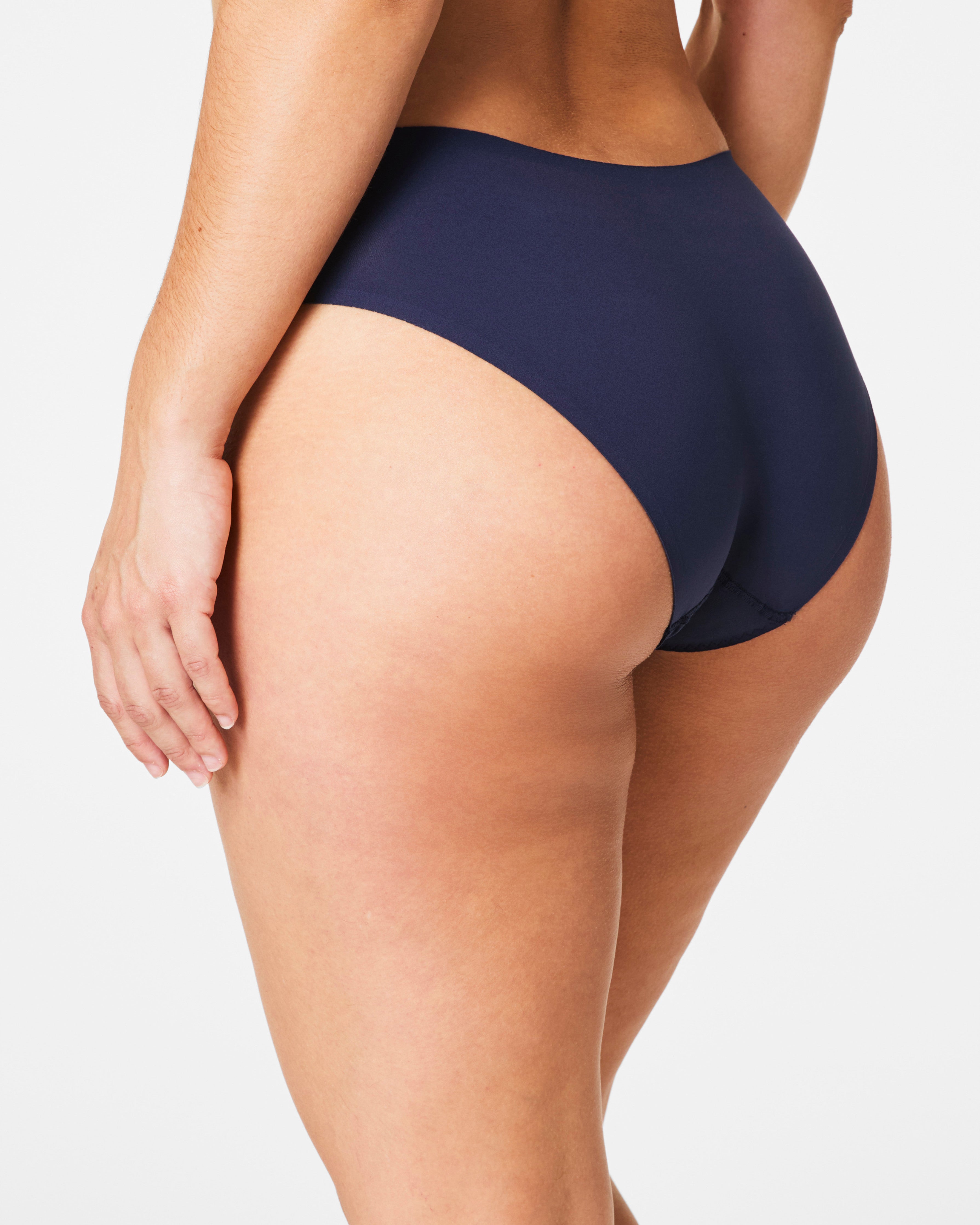 SPANXsmooth™ Fit-To-You Bikini 3-Pack Box  Fern/Timeless Navy/Sky
