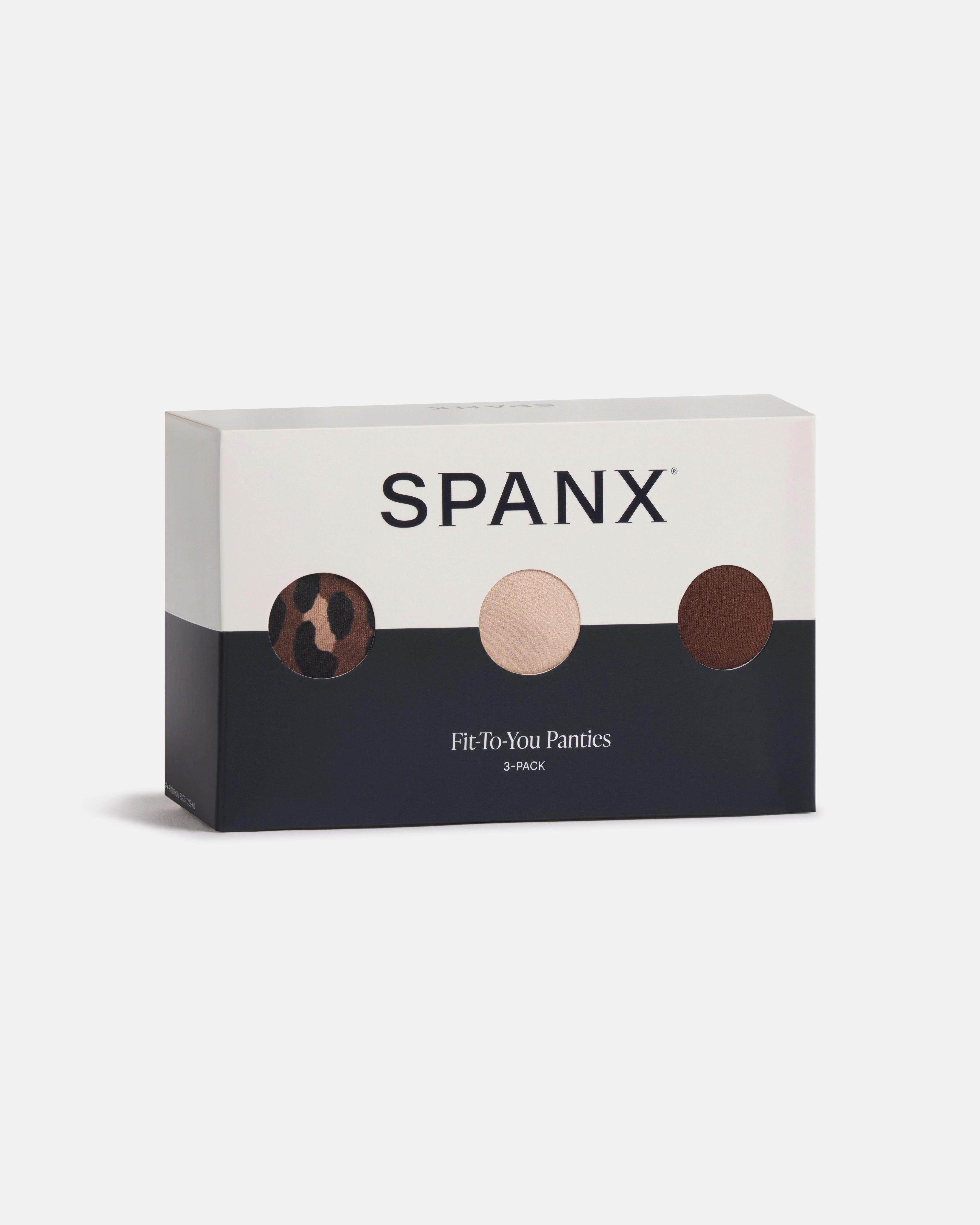 SPANXsmooth™ Fit-To-You Bikini 3-Pack Box  Iconic Leopard/Naked 2.0/Espresso